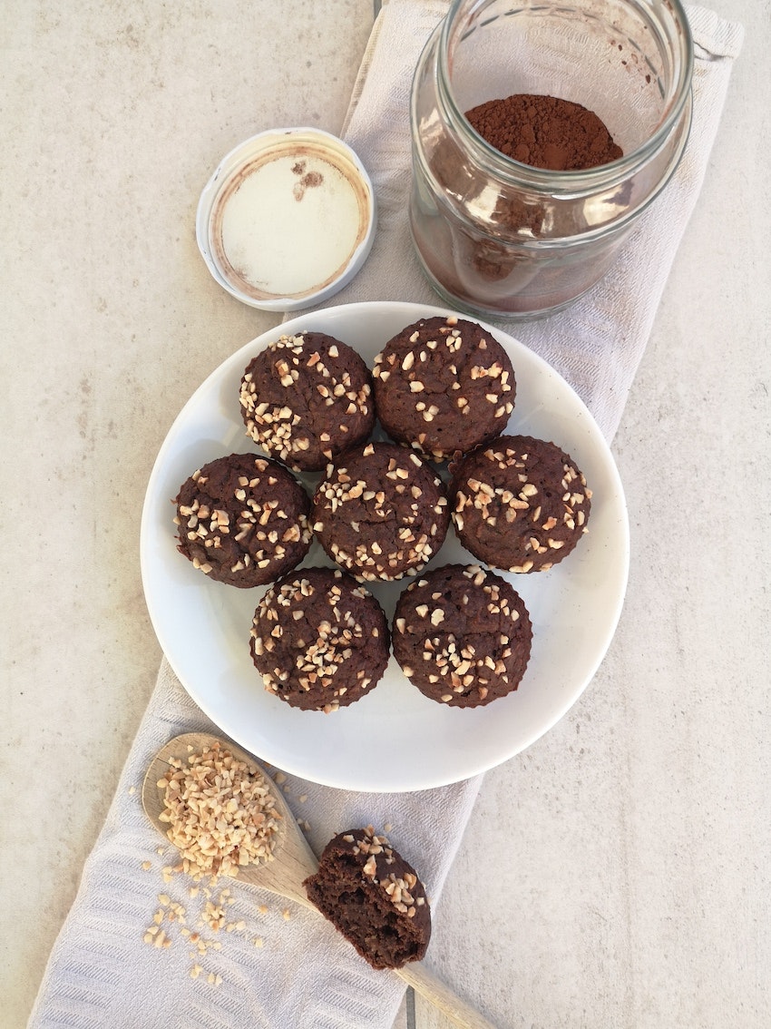 Vegane Haselnuss-Muffins mit Zucchini | KoRo Austria