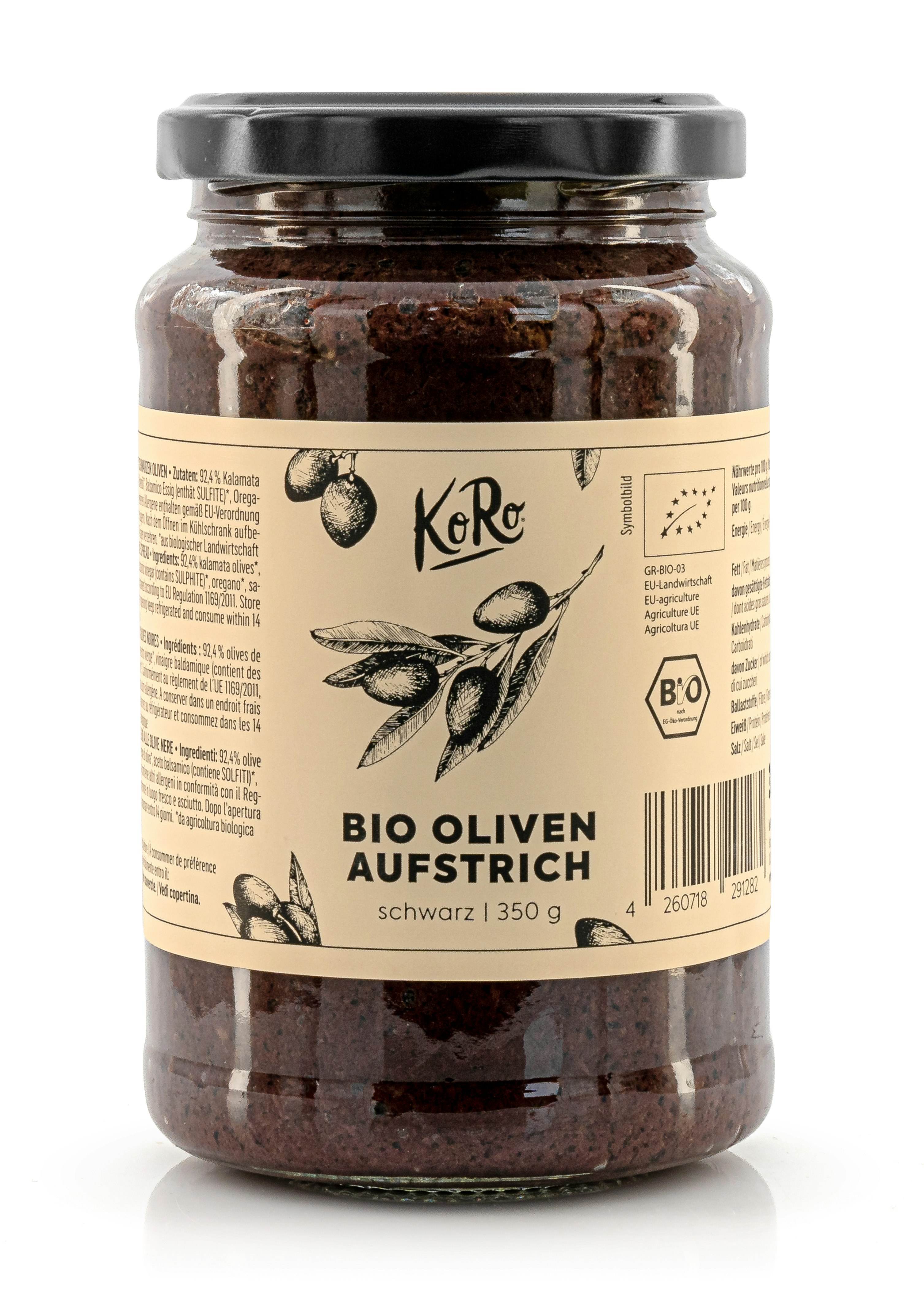 Bio Oliven Aufstrich schwarz kaufen | KoRo Germany