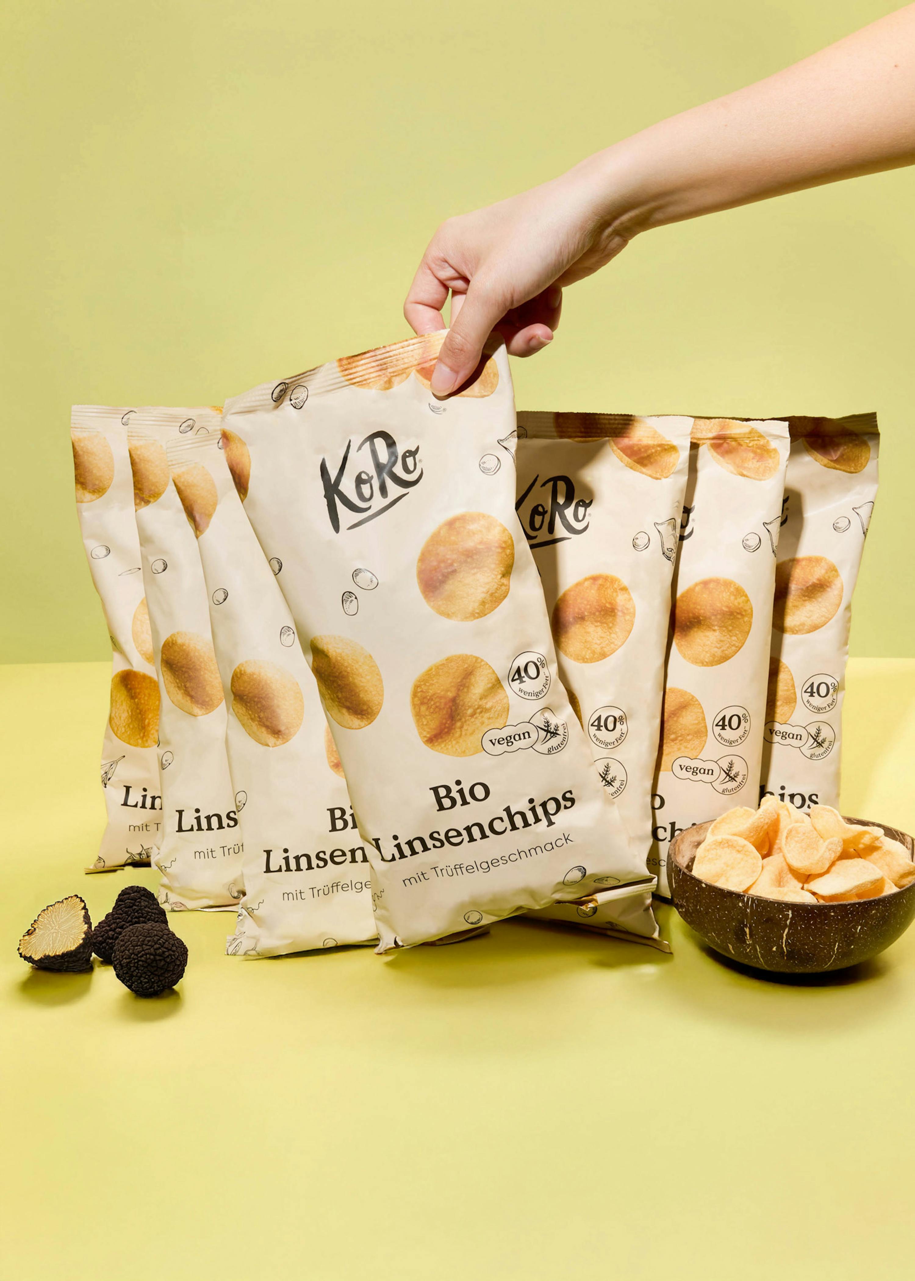 4255582813937 - Bio Linsenchips mit Trüffelgeschmack 7 x 100 g