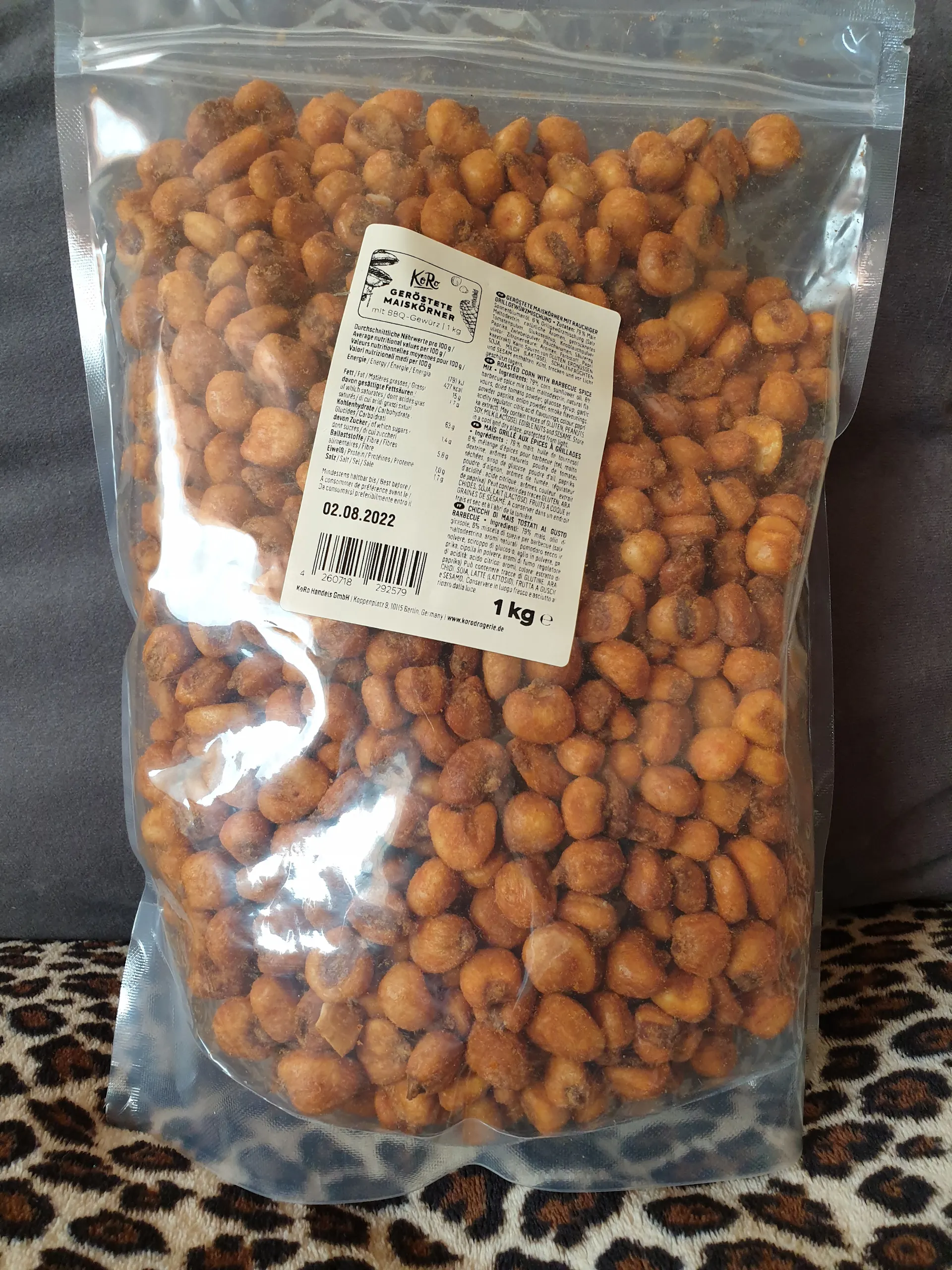 Geröstete Maiskörner mit BBQ-Gewürz kaufen | KoRo