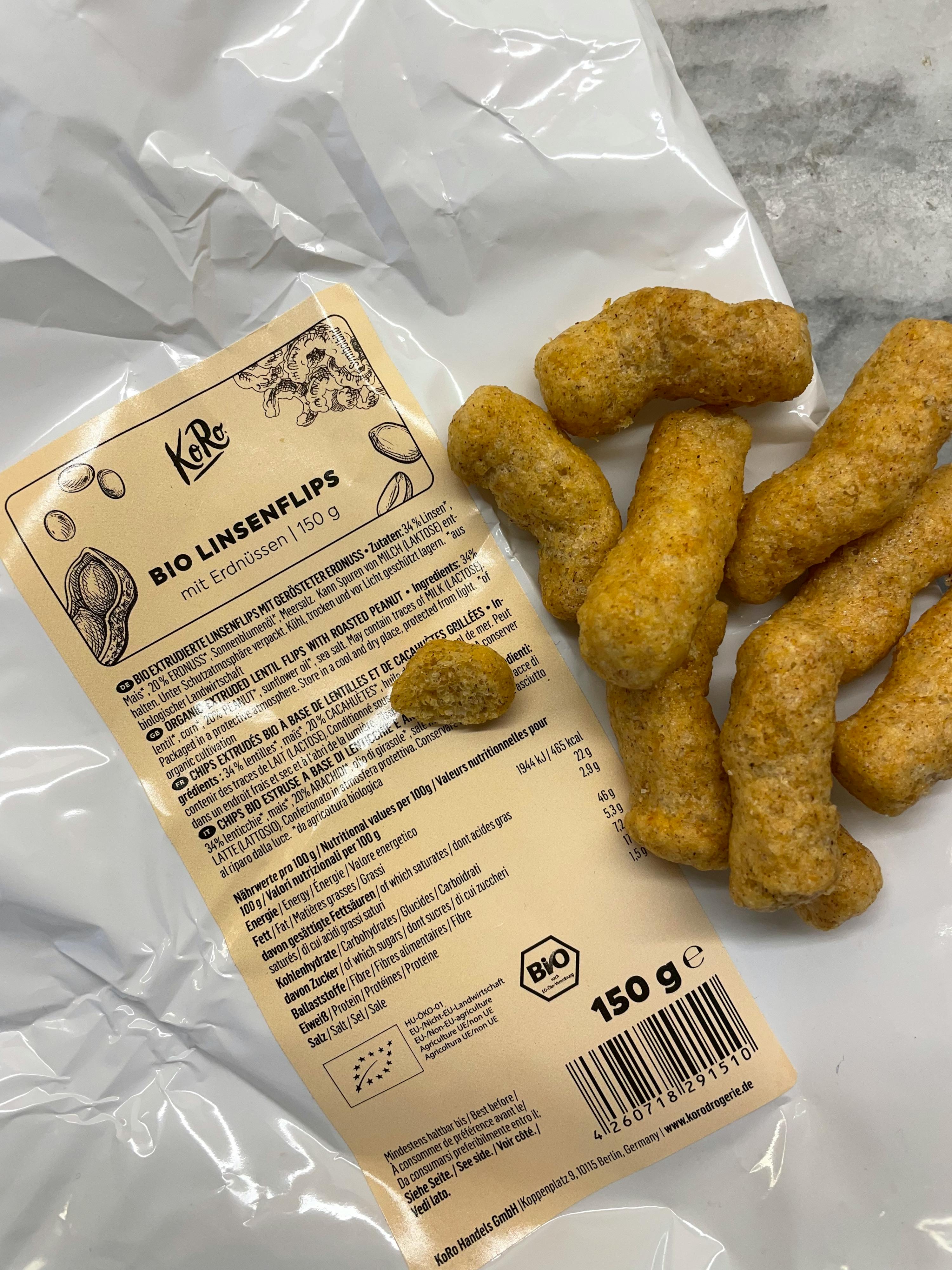 a bag of food with a label that says bio on it