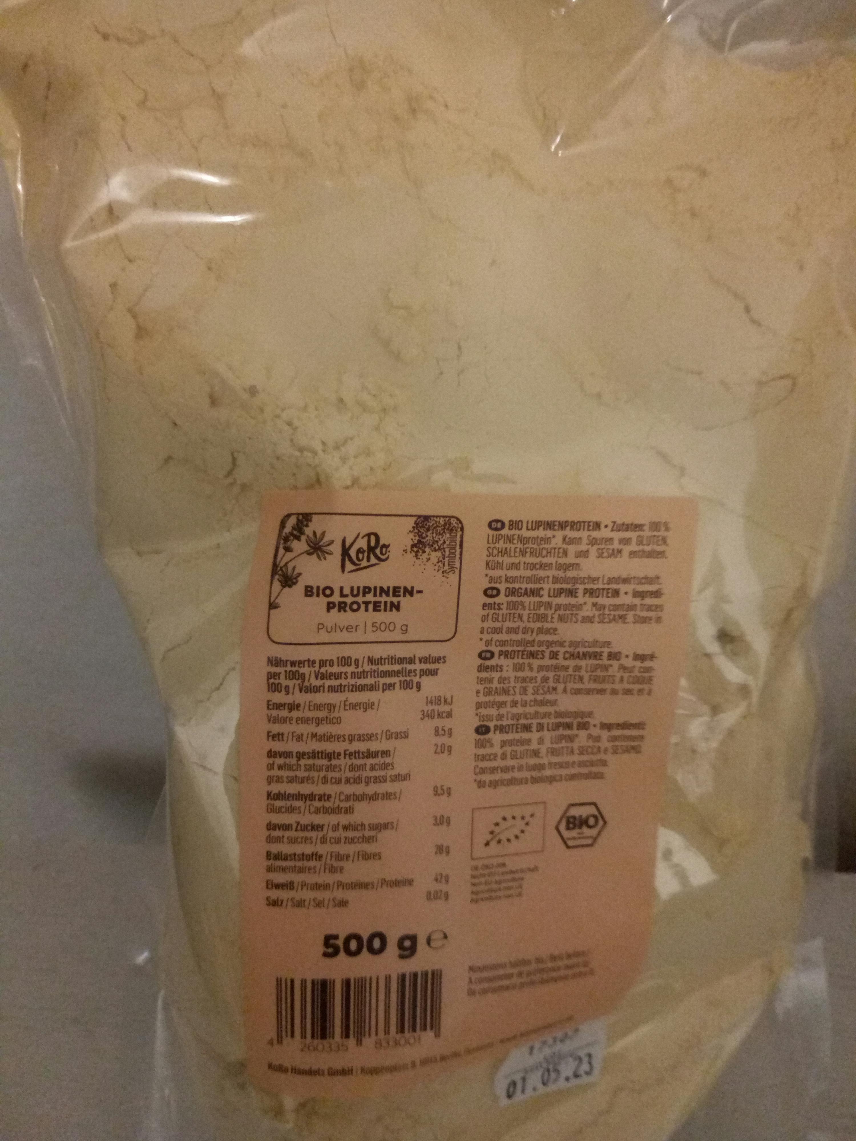 farine de lupin doux bio pour alimentation cétogène vegan NaturKraftWerke