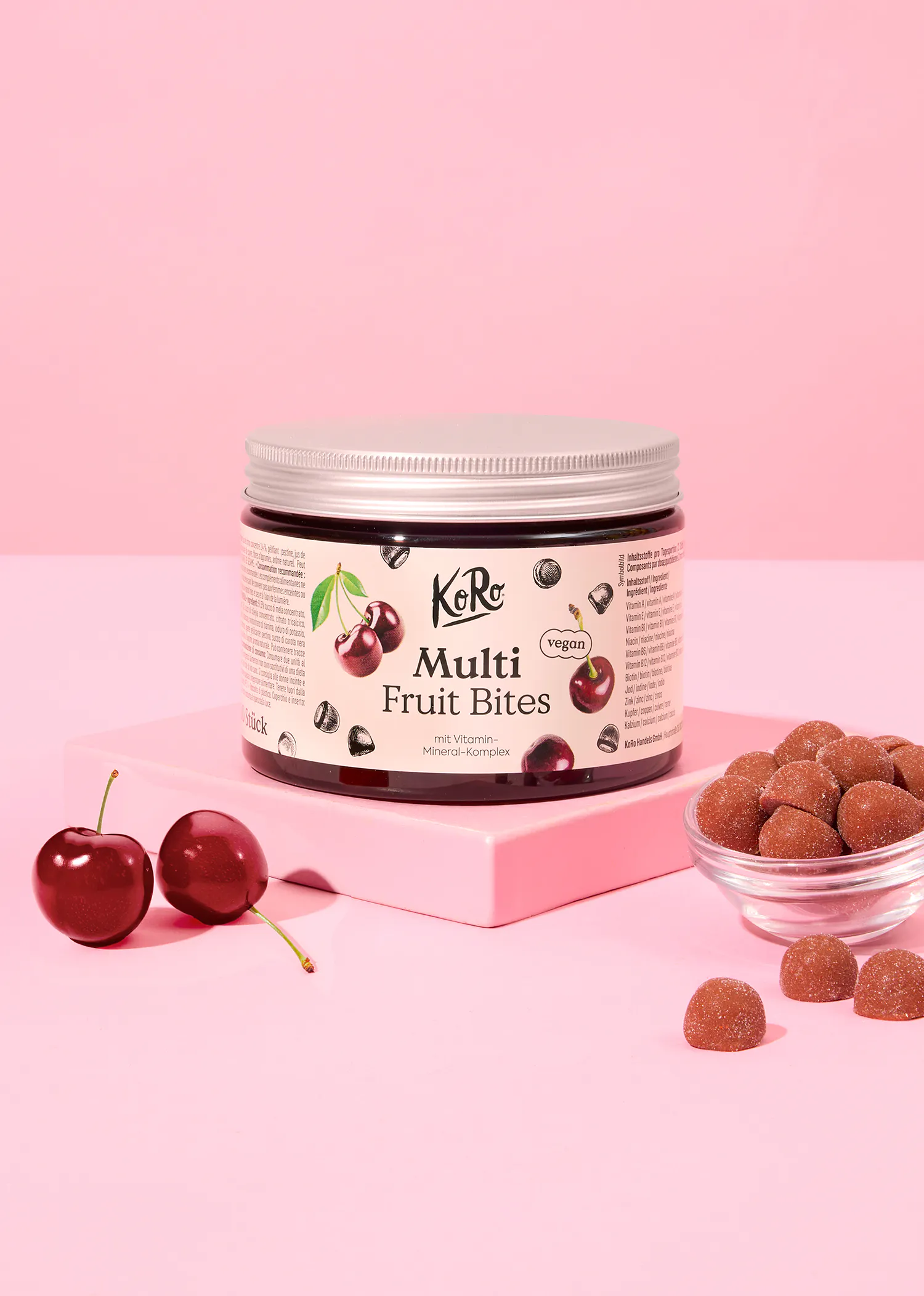 Fruit bites with vitamin-mineral complex 120 pieces