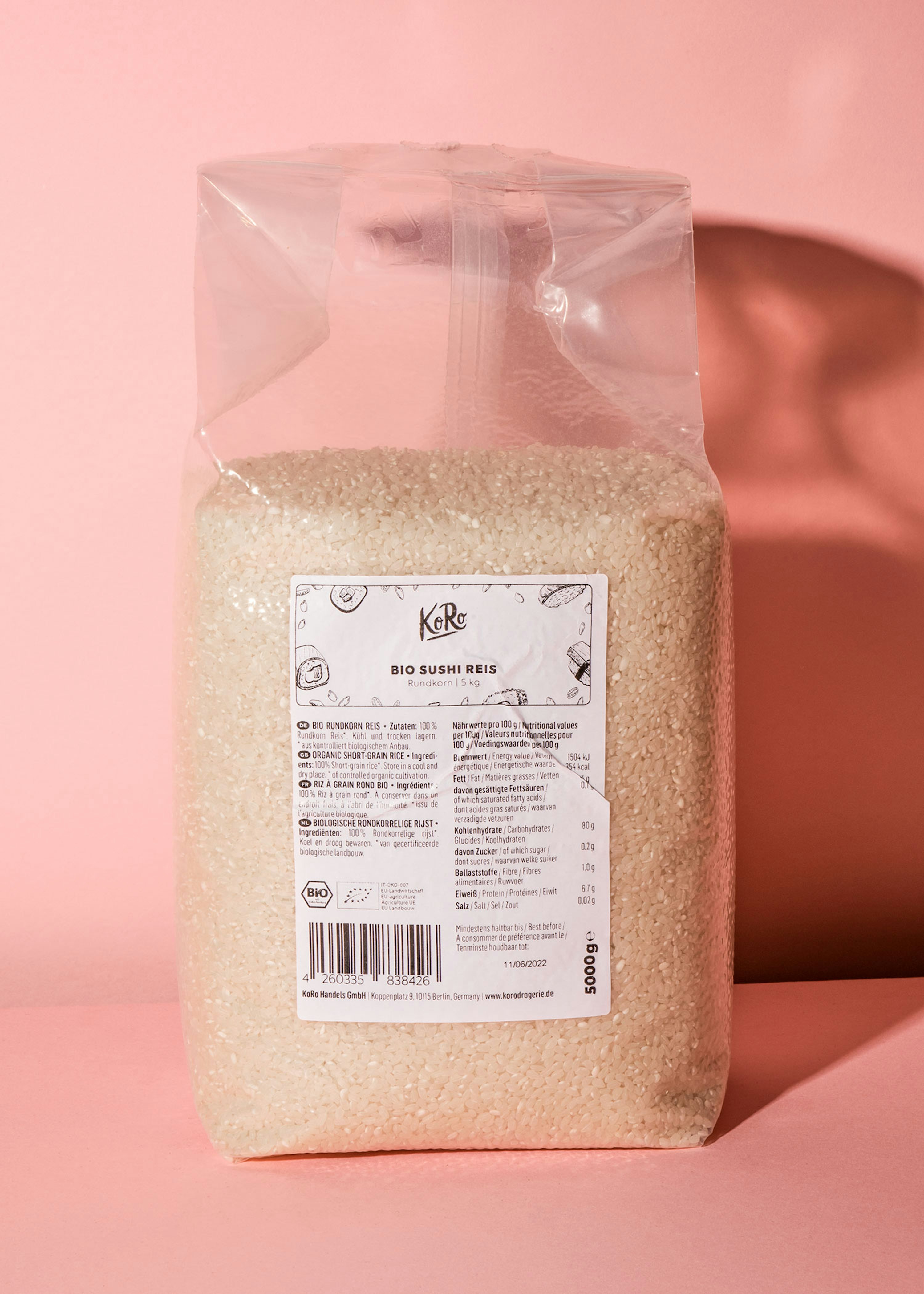 Buy our organic white Basmati rice KoRo Ireland