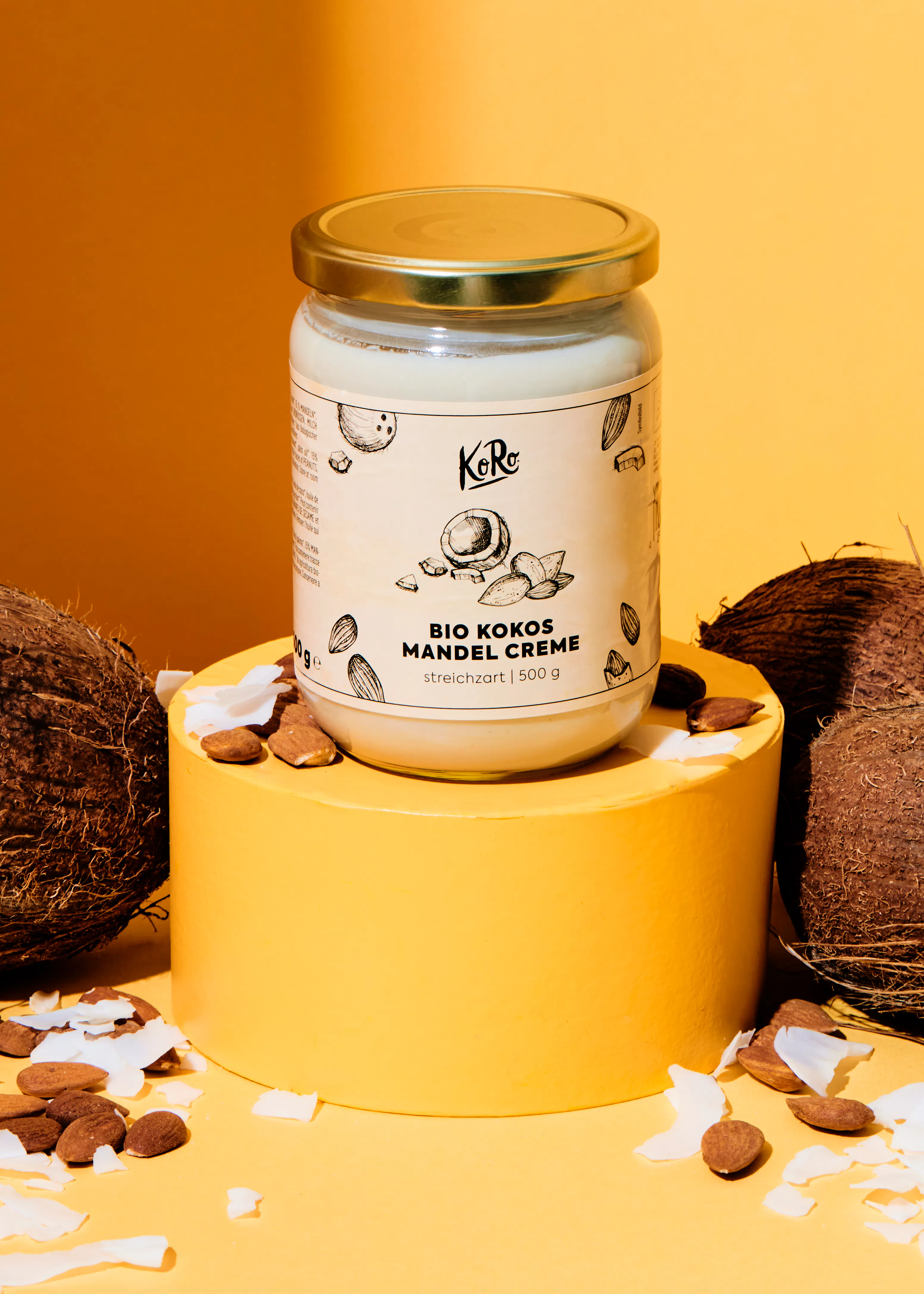 Crème d'amandes à la noix de coco bio 500 g
