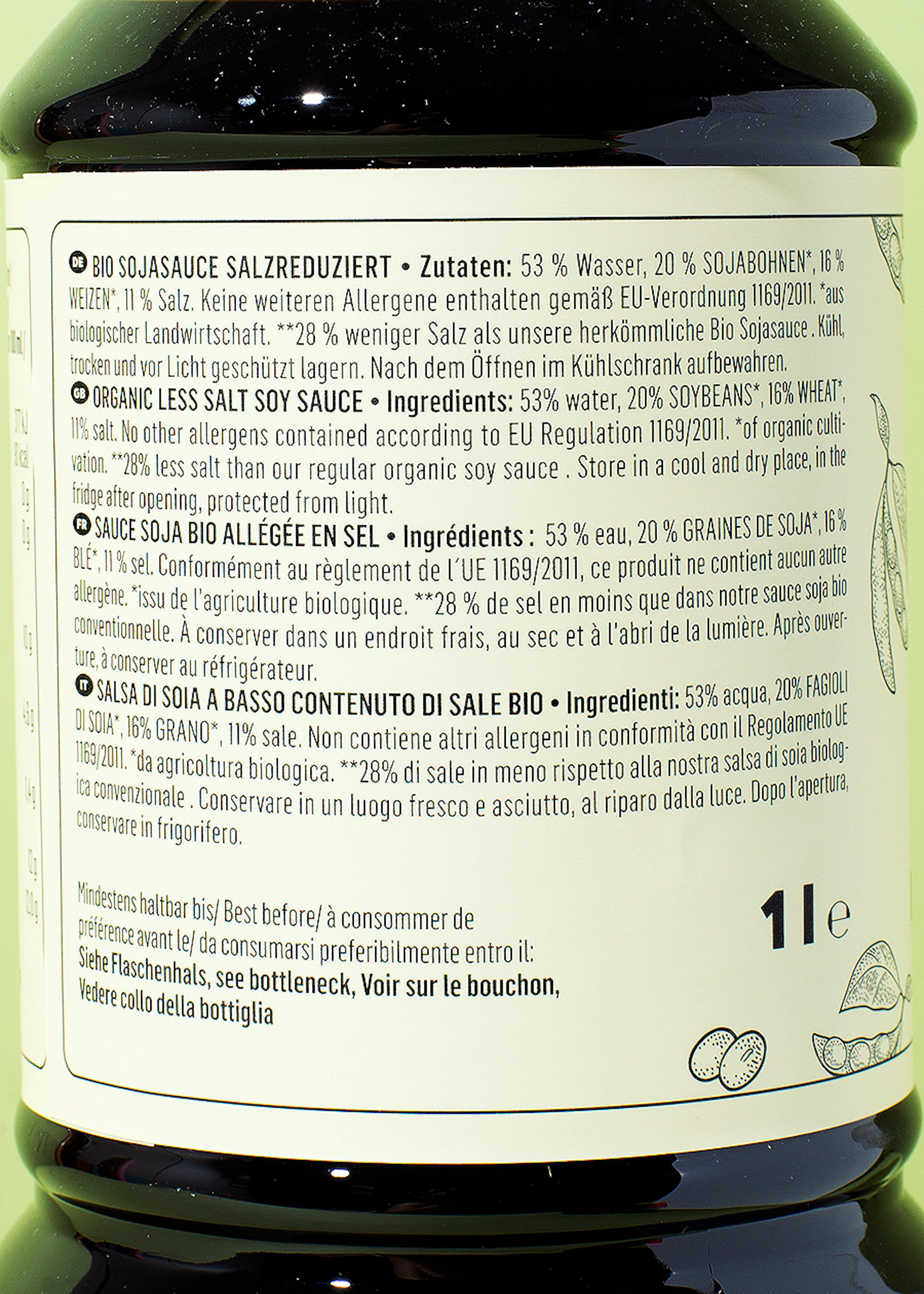 4260718297505 - Salzreduzierte Bio Sojasauce 12 x 1 L