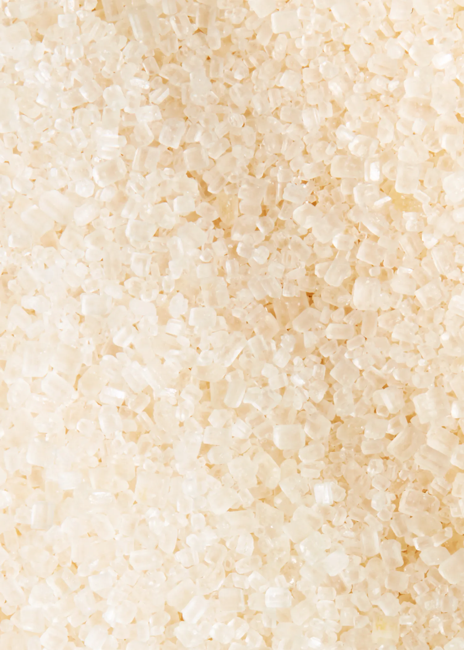 eine Nahaufnahme eines Haufens Zuckerkristalle