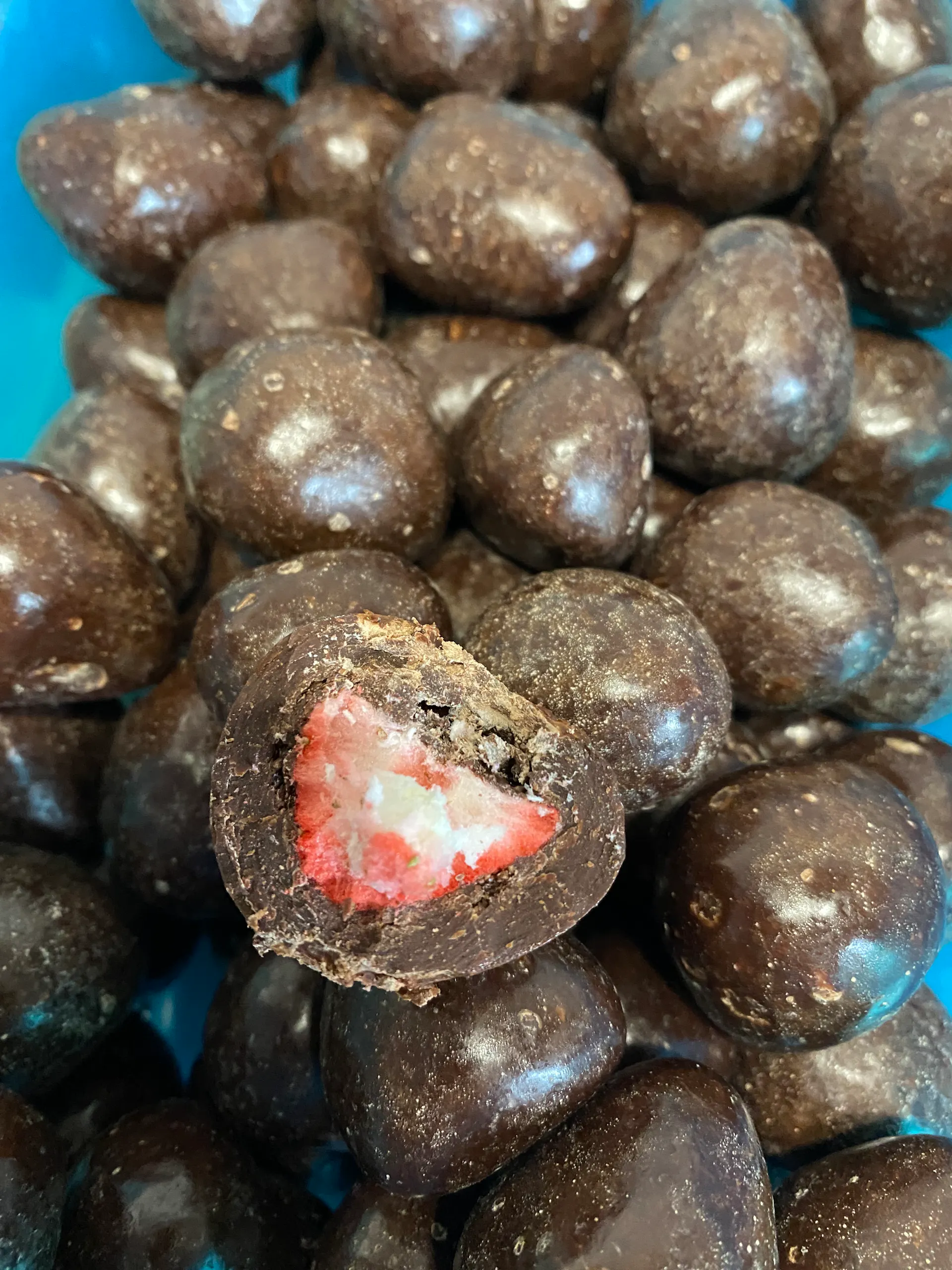 Fraises lyophilisées, 100 % sans conservateur, sans sucre Fraises lyophilisées, 100 % sans conservateur, sans sucre