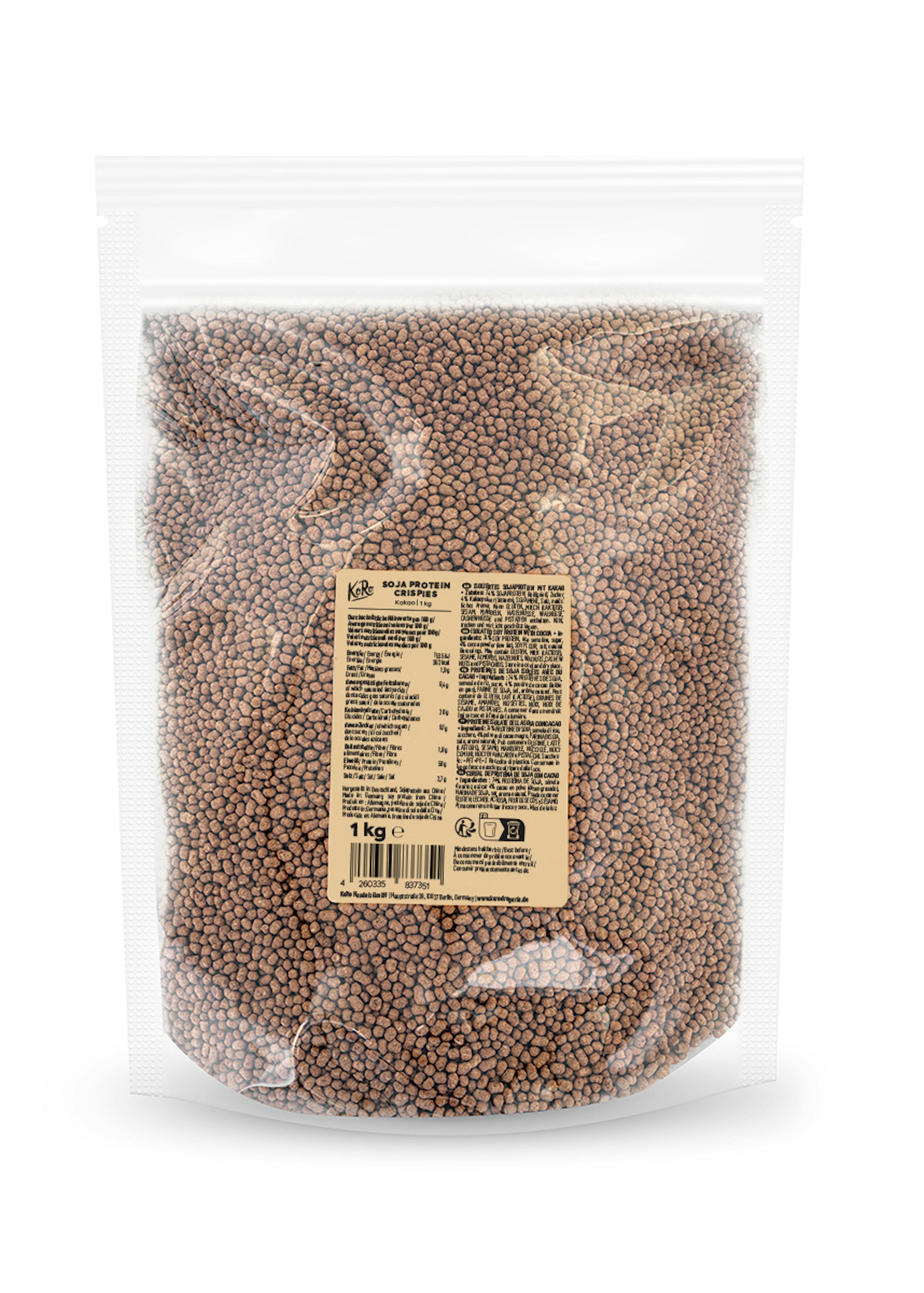 Koro Soja Protein Crispies 77% mit Kakao Review