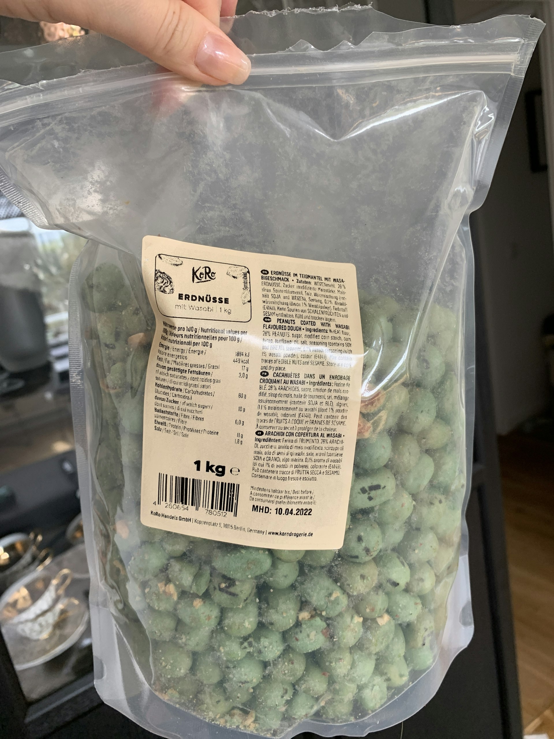 Arachidi al wasabi acquista ora! KoRo Italy