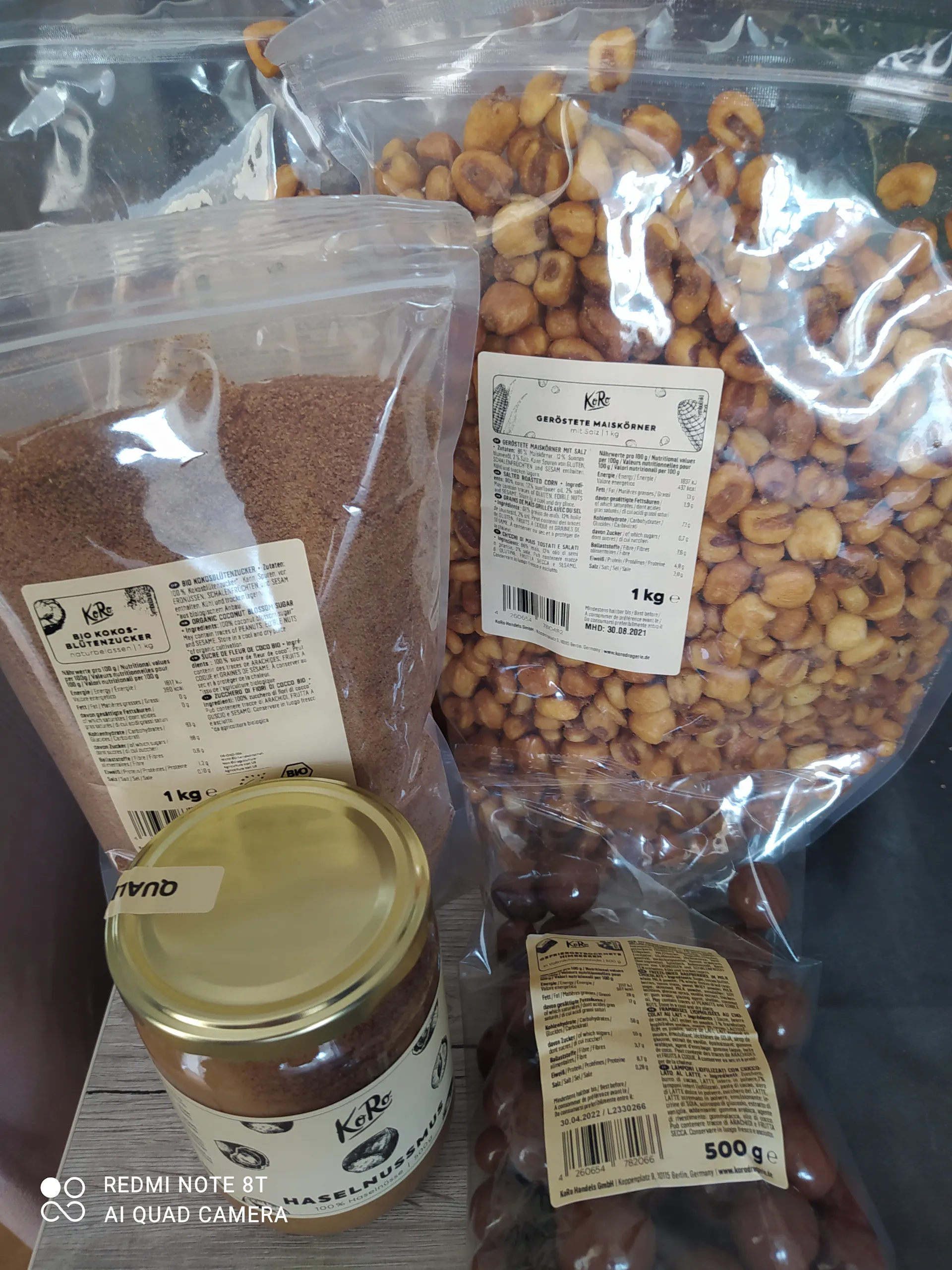 Geröstete Maiskörner mit Salz kaufen | KoRo Austria