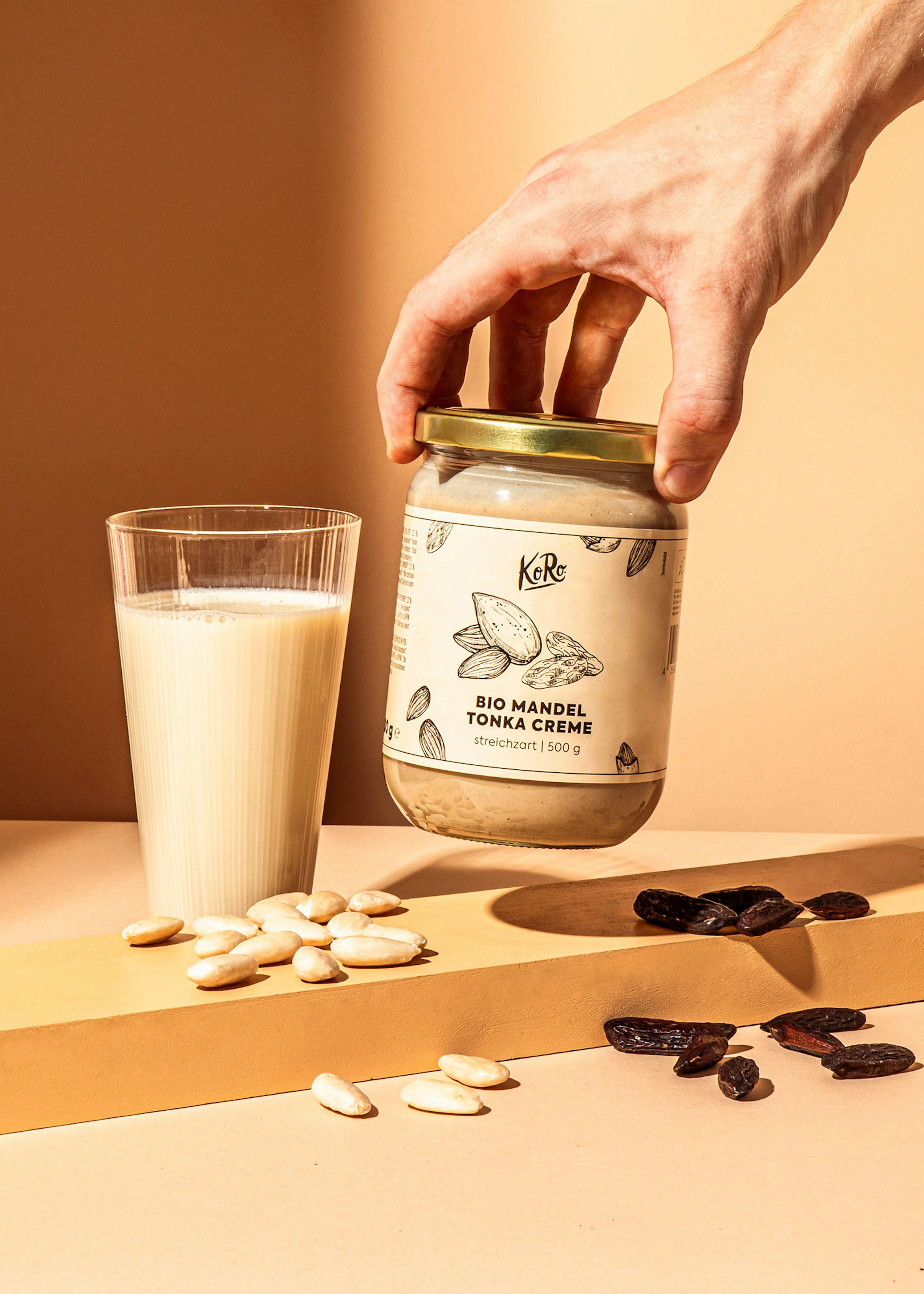 Almond butter upgrade: organic almond tonka cream