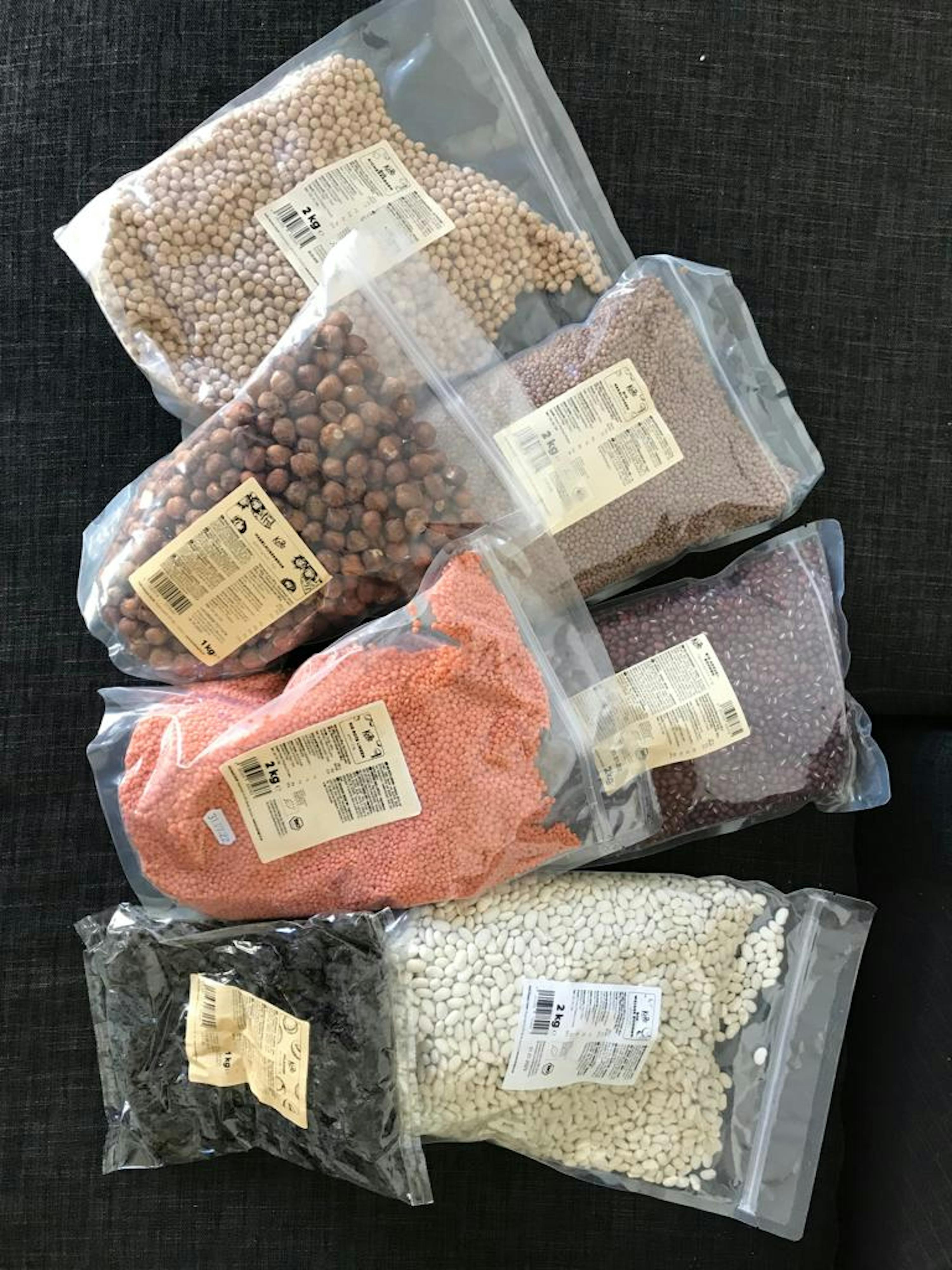 Grossiste Lentilles corail paquet 1kg Grain de Frais Carton de 12 x 1kg -  prix en gros
