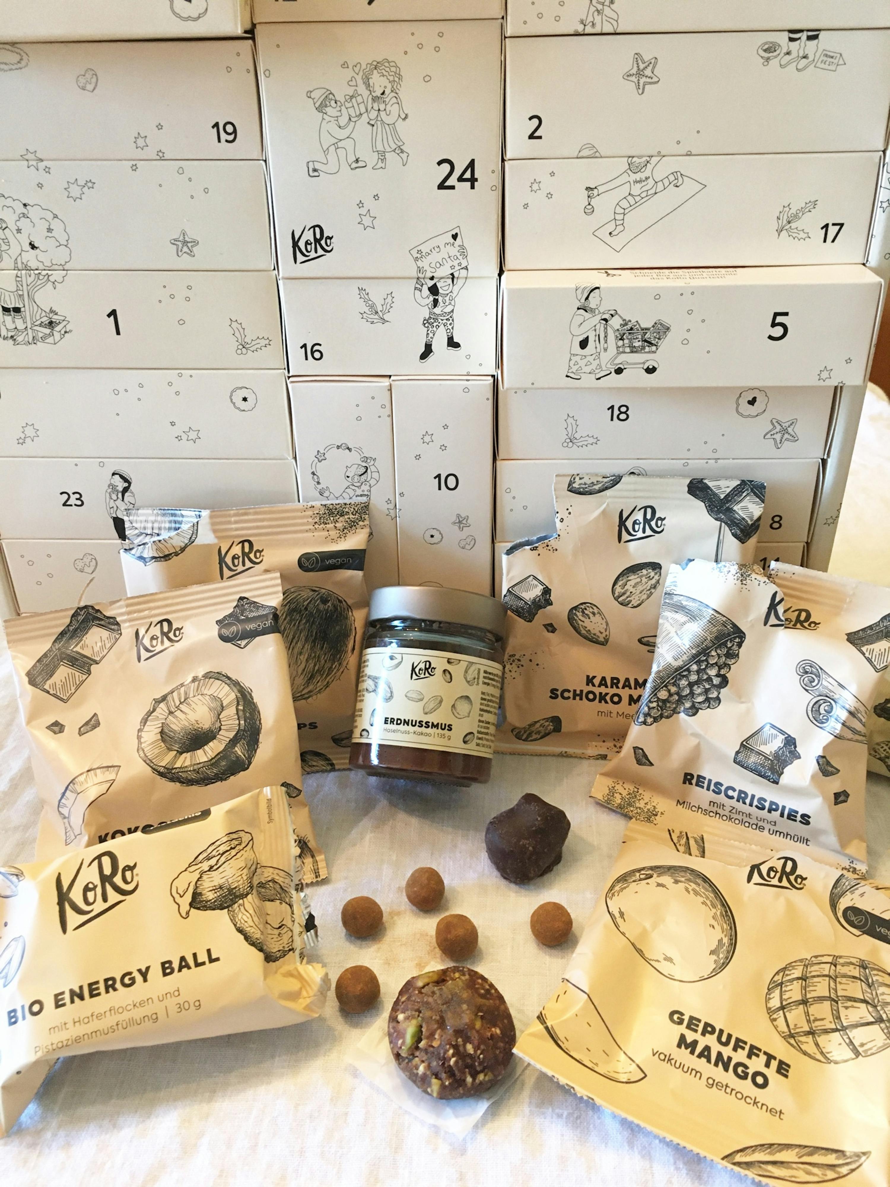 eine Reihe von Kekse und Snacks aus der Marke kerc