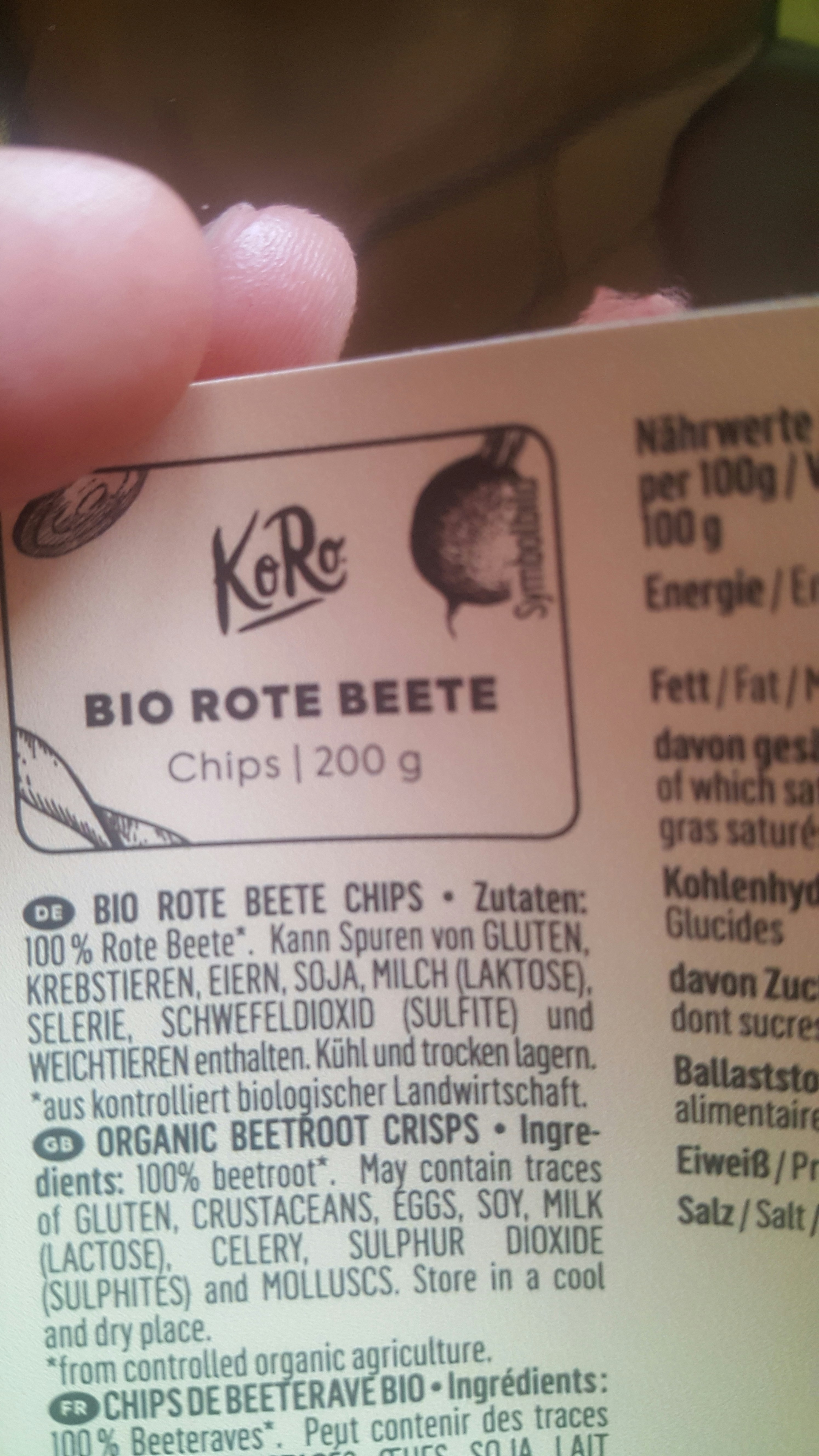 Rote Bete Chips kaufen | KoRo Rote Bete Chips kaufen | KoRo