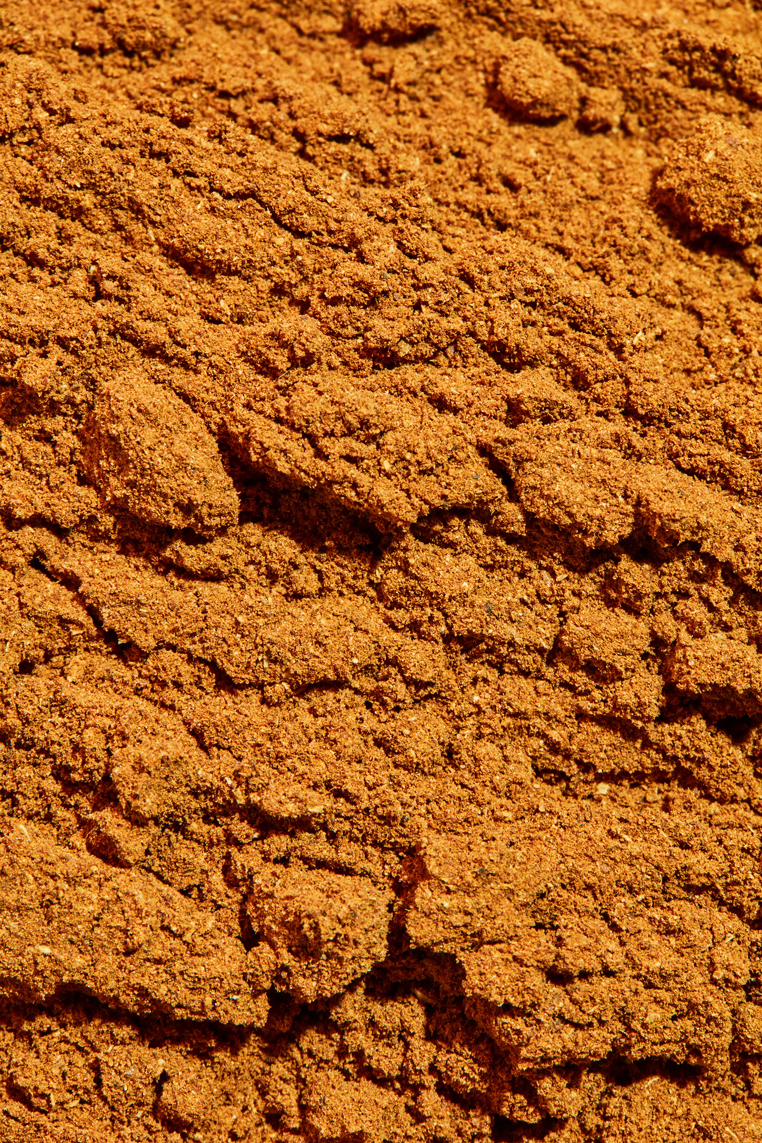 un gros plan d' un tas de terre marron