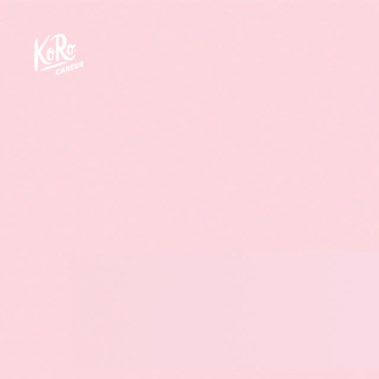 uno sfondo rosa con il logo della carriera scritto sopra .