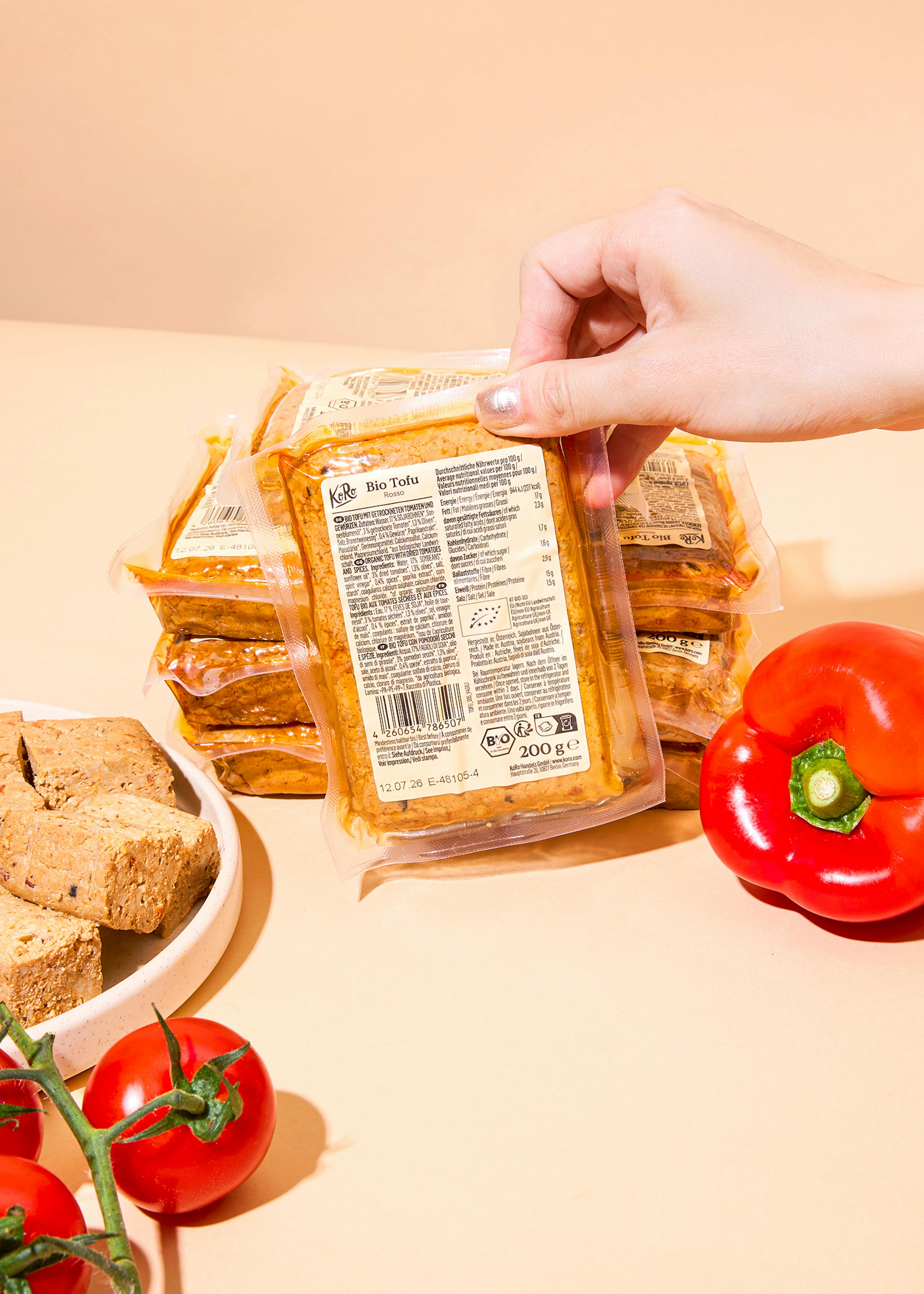 4255582816662 - Bio Tofu Rosso 8 x 200 g