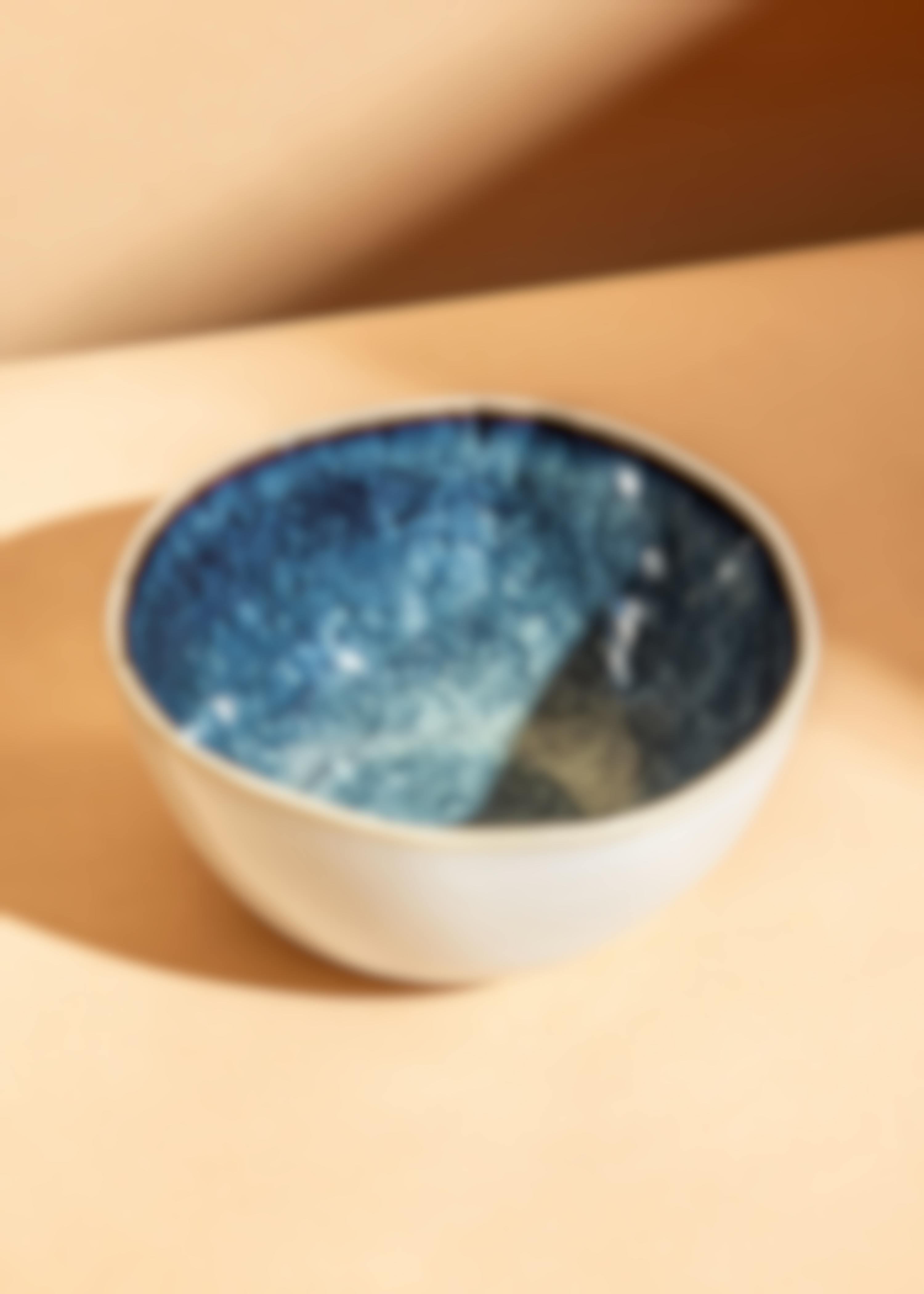 Ciotola in ceramica blu scuro | 13 cm