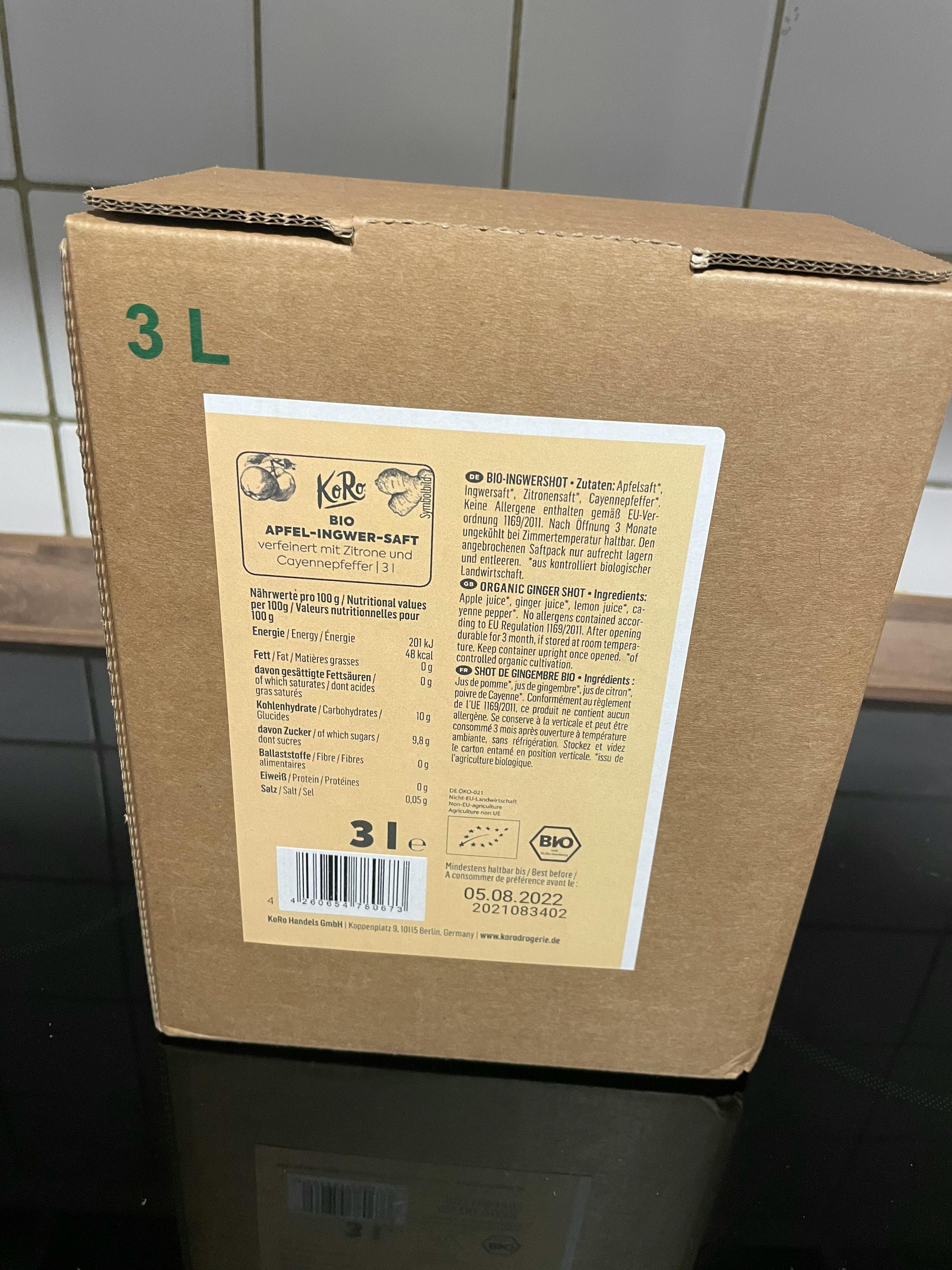 a cardboard box has the number 3 on it