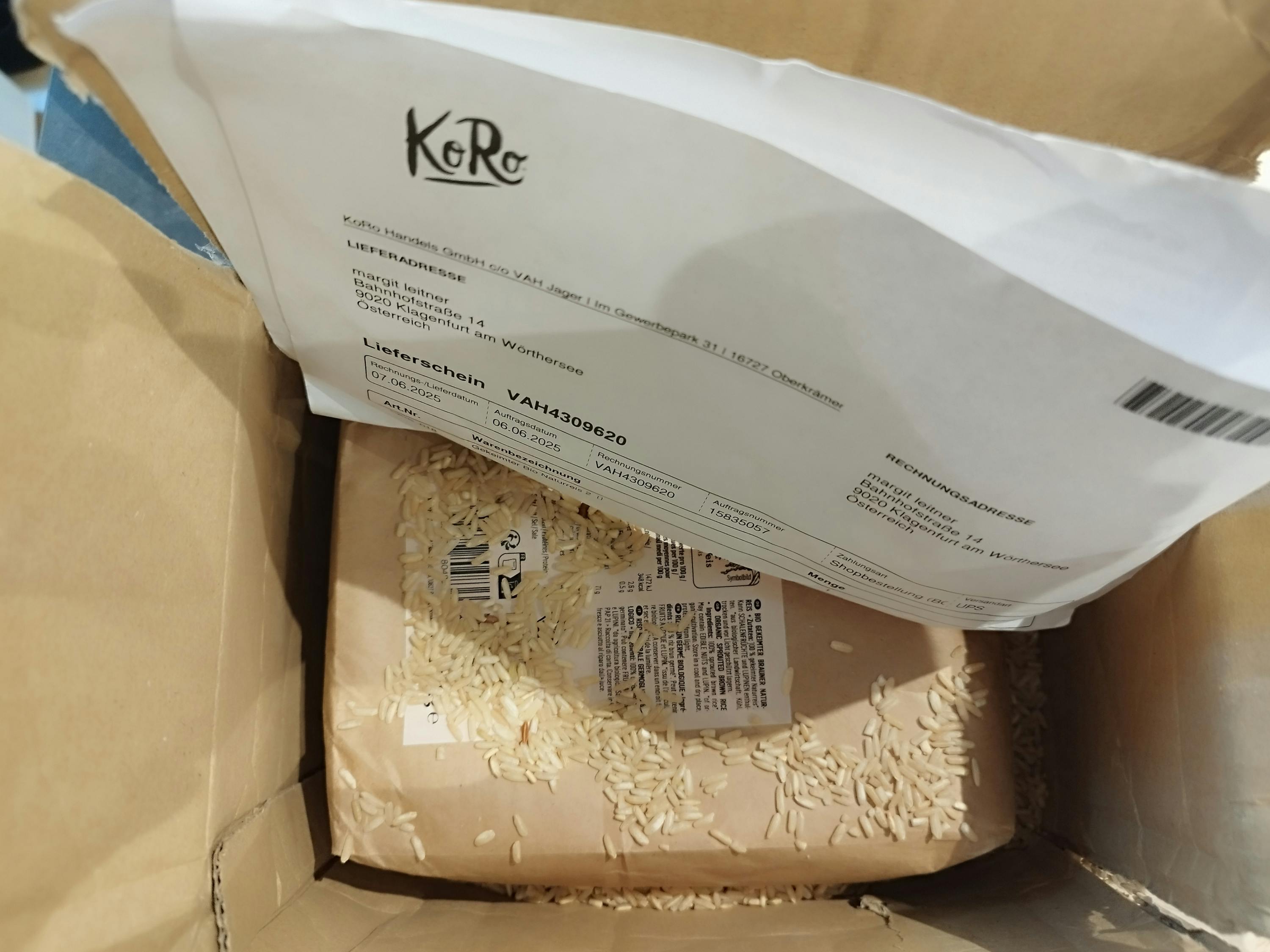 a piece of paper that says koro on it