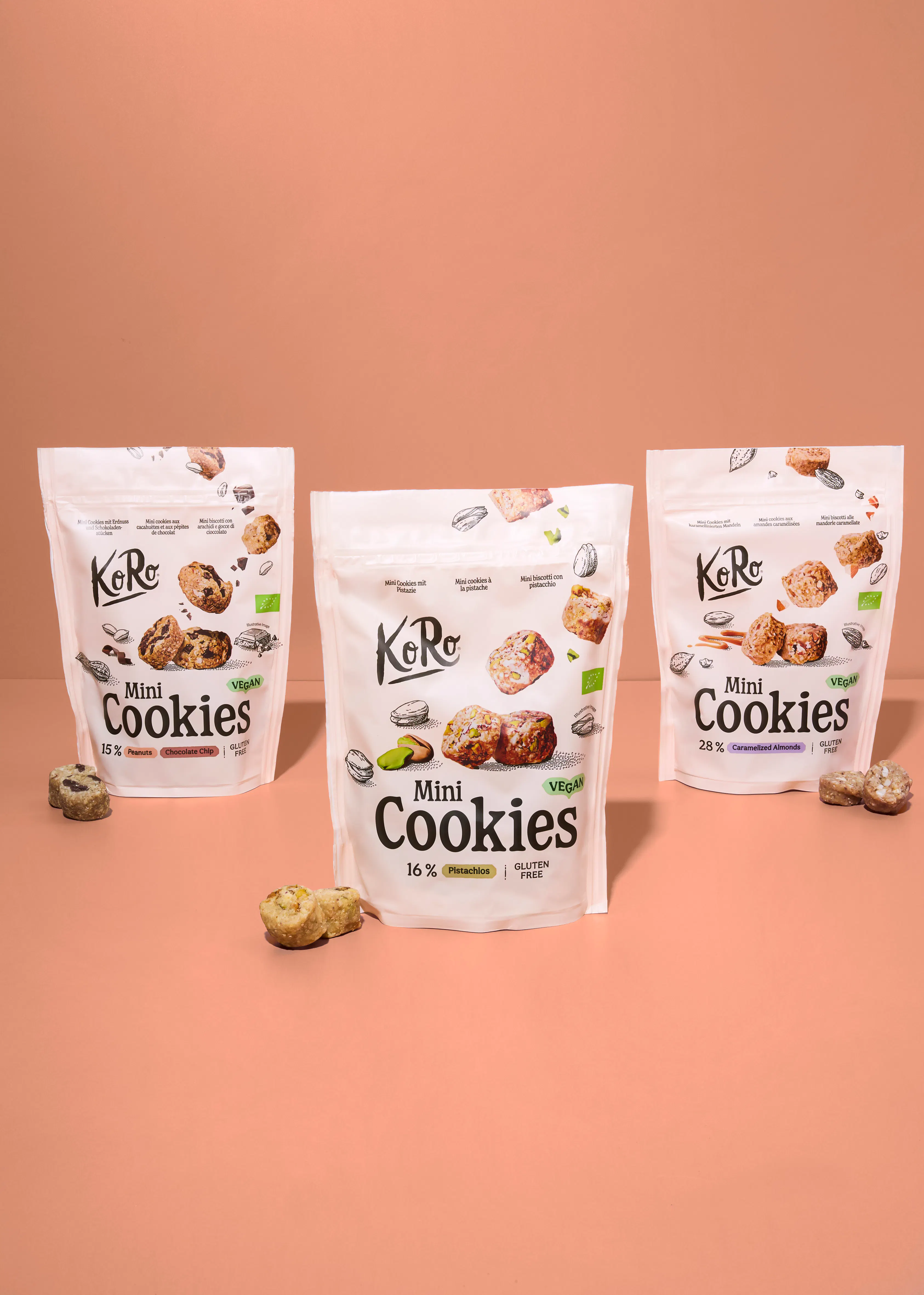 Mini cookies trio