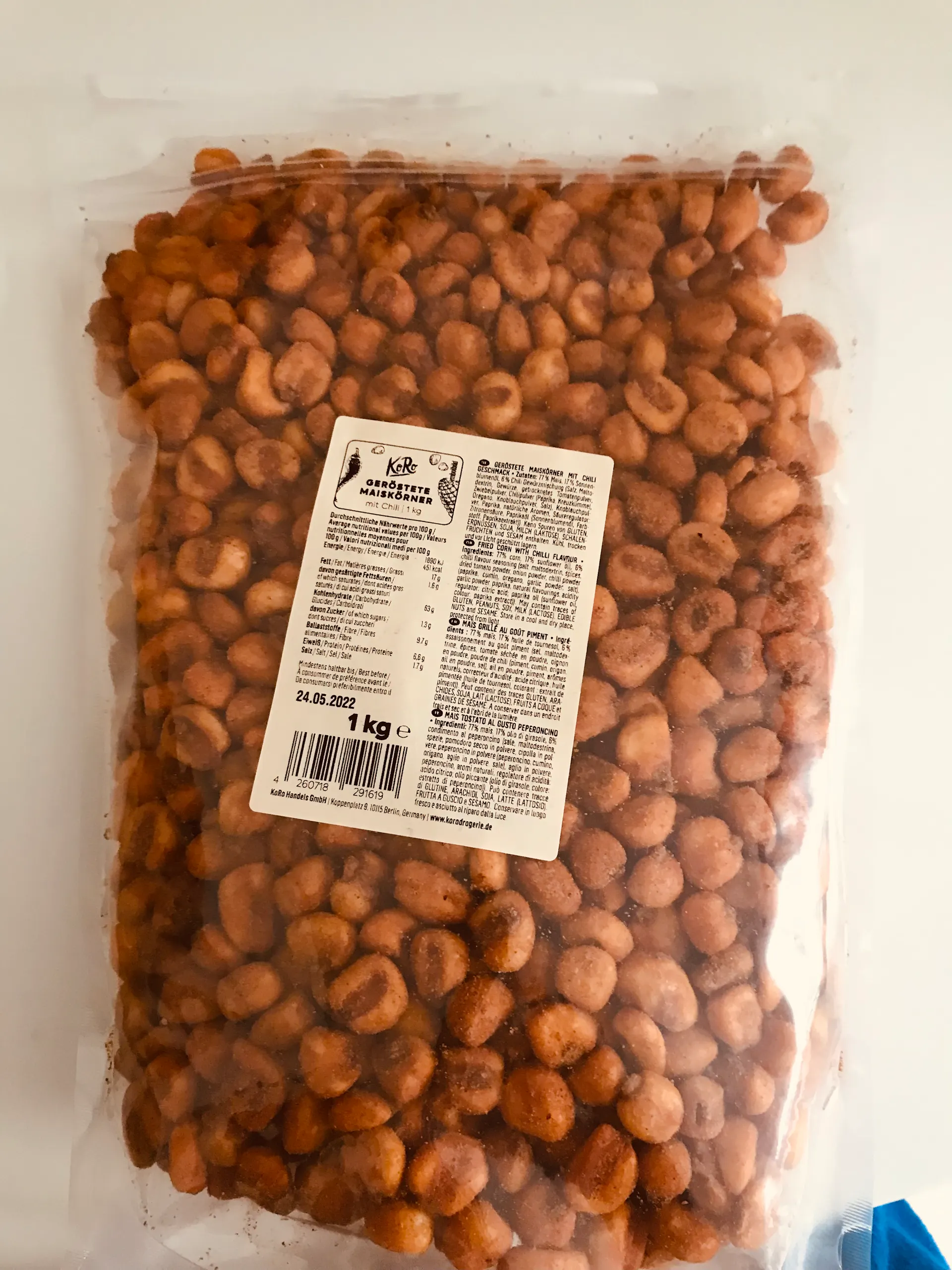 Geröstete Maiskörner mit Chili kaufen | KoRo