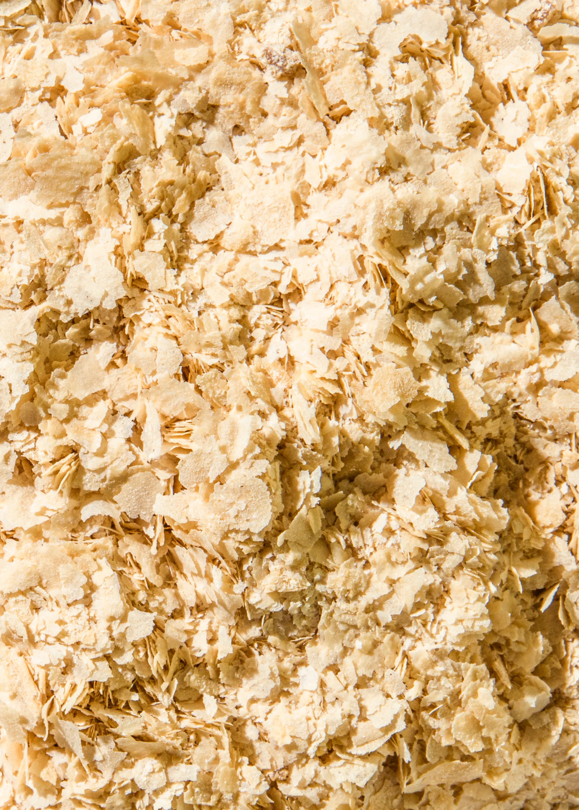 un gros plan d' un tas de flocons de blé