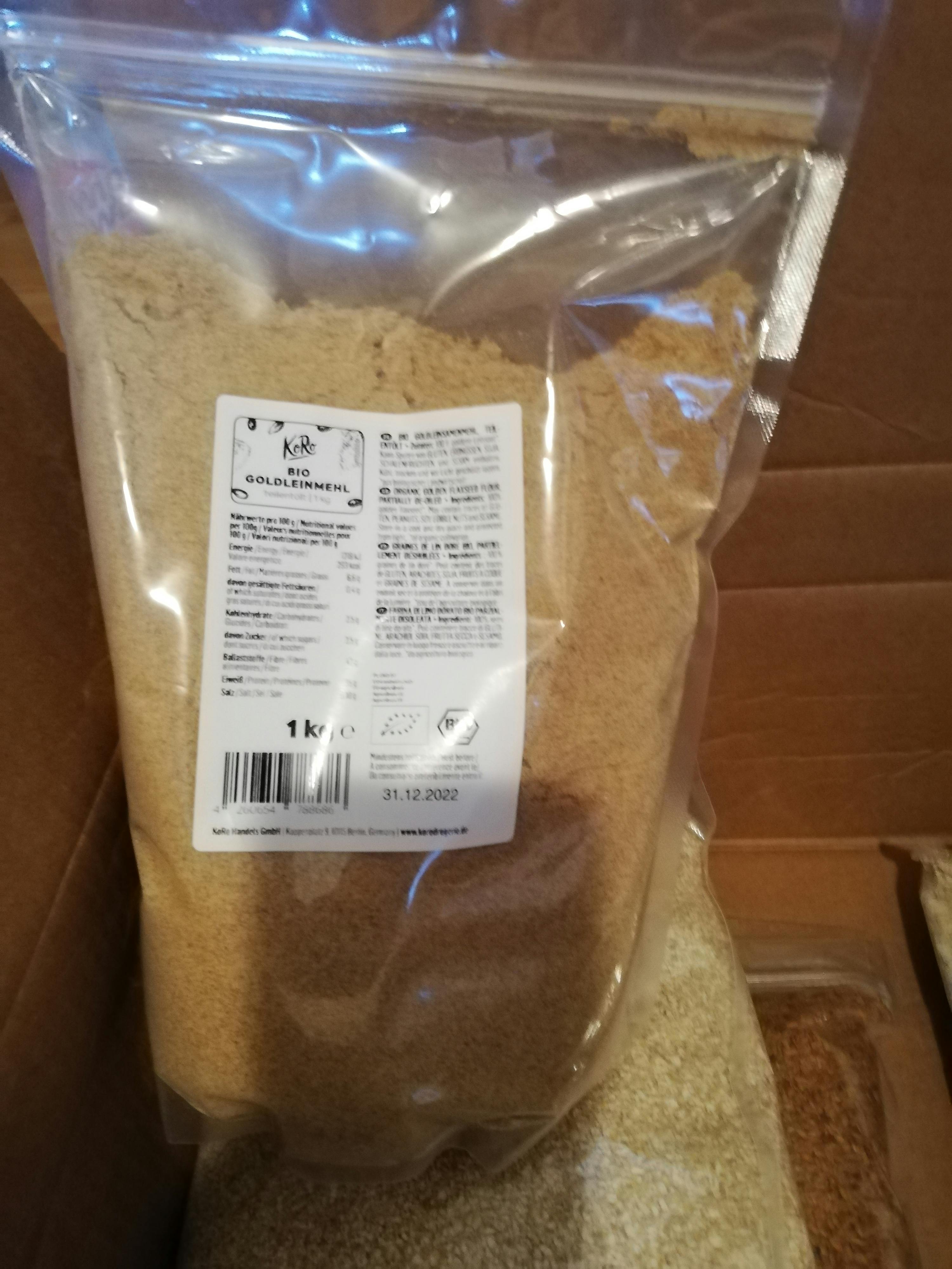 Farina di semi di lino parzialmente disoleati bio - acquista ora!