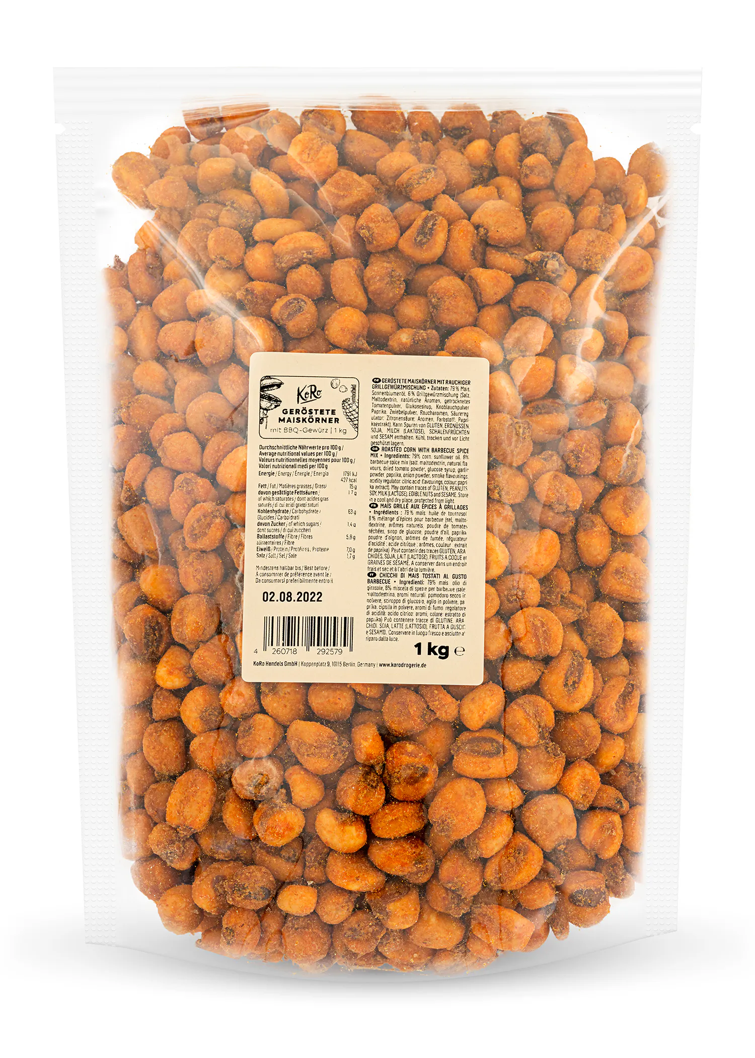 Geröstete Maiskörner mit BBQ-Gewürz kaufen | KoRo