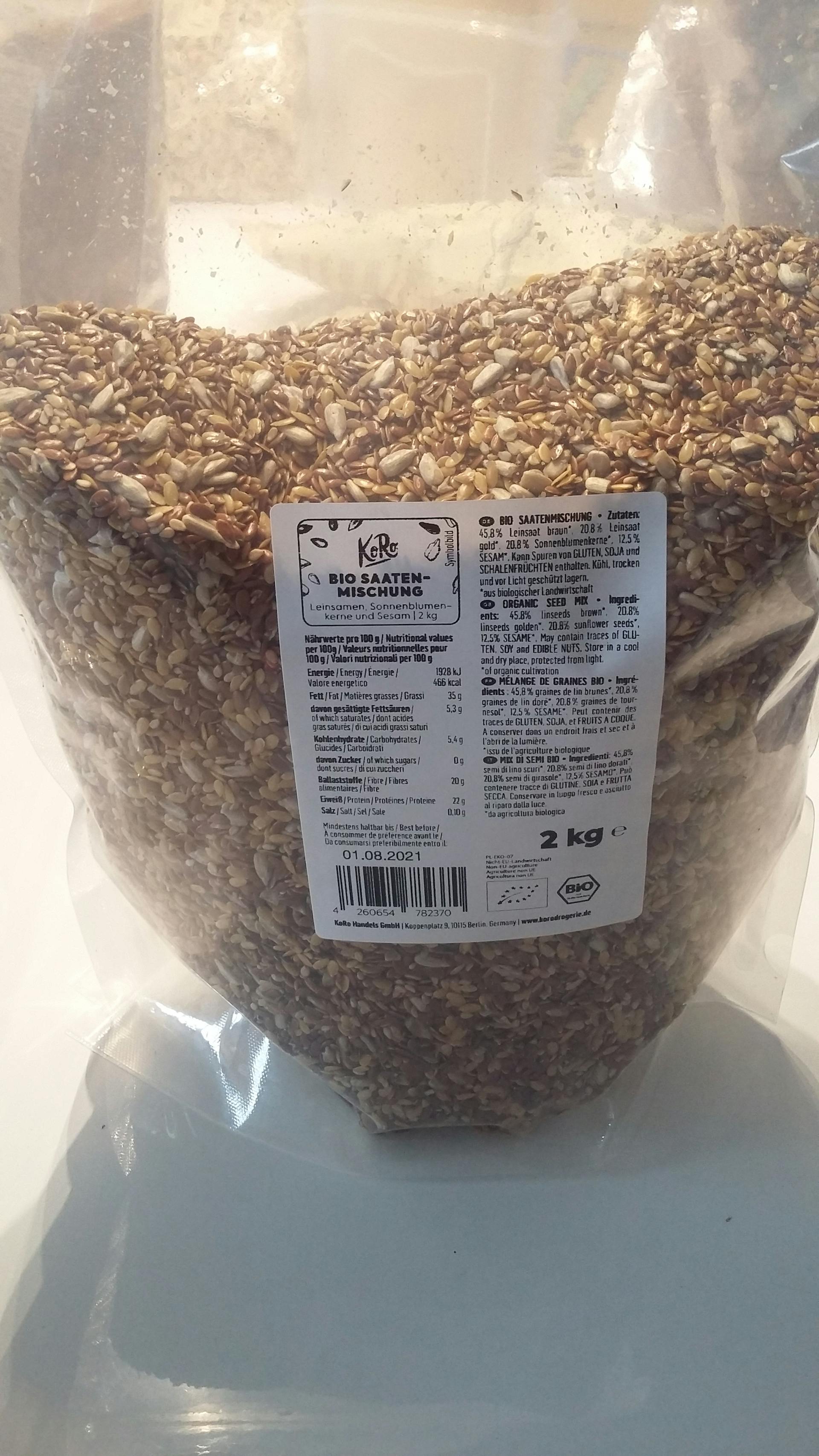 Mélange de graines, aliment complet - 2kg