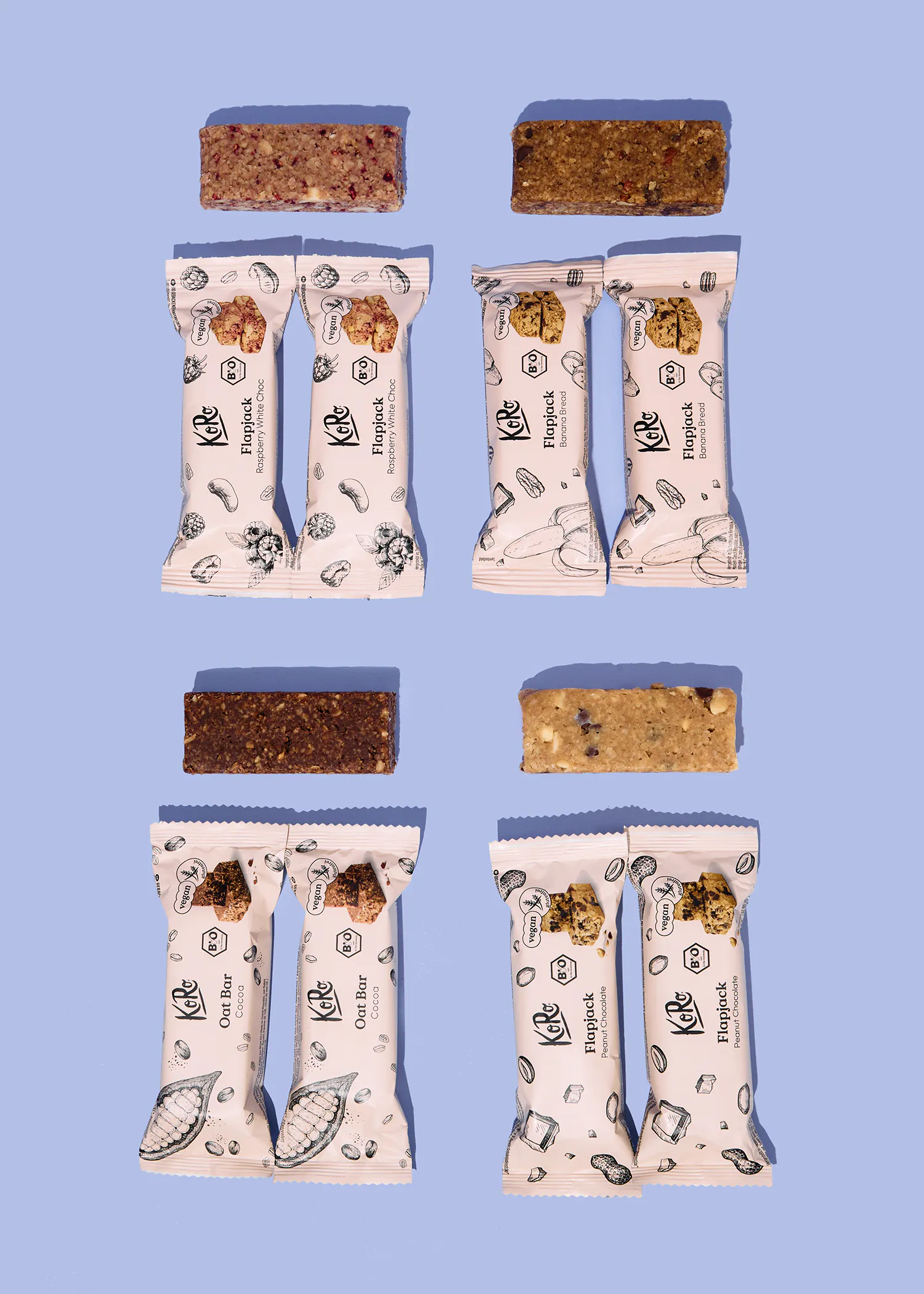 Bio Oat Bar Probierset | 8 x 60 g