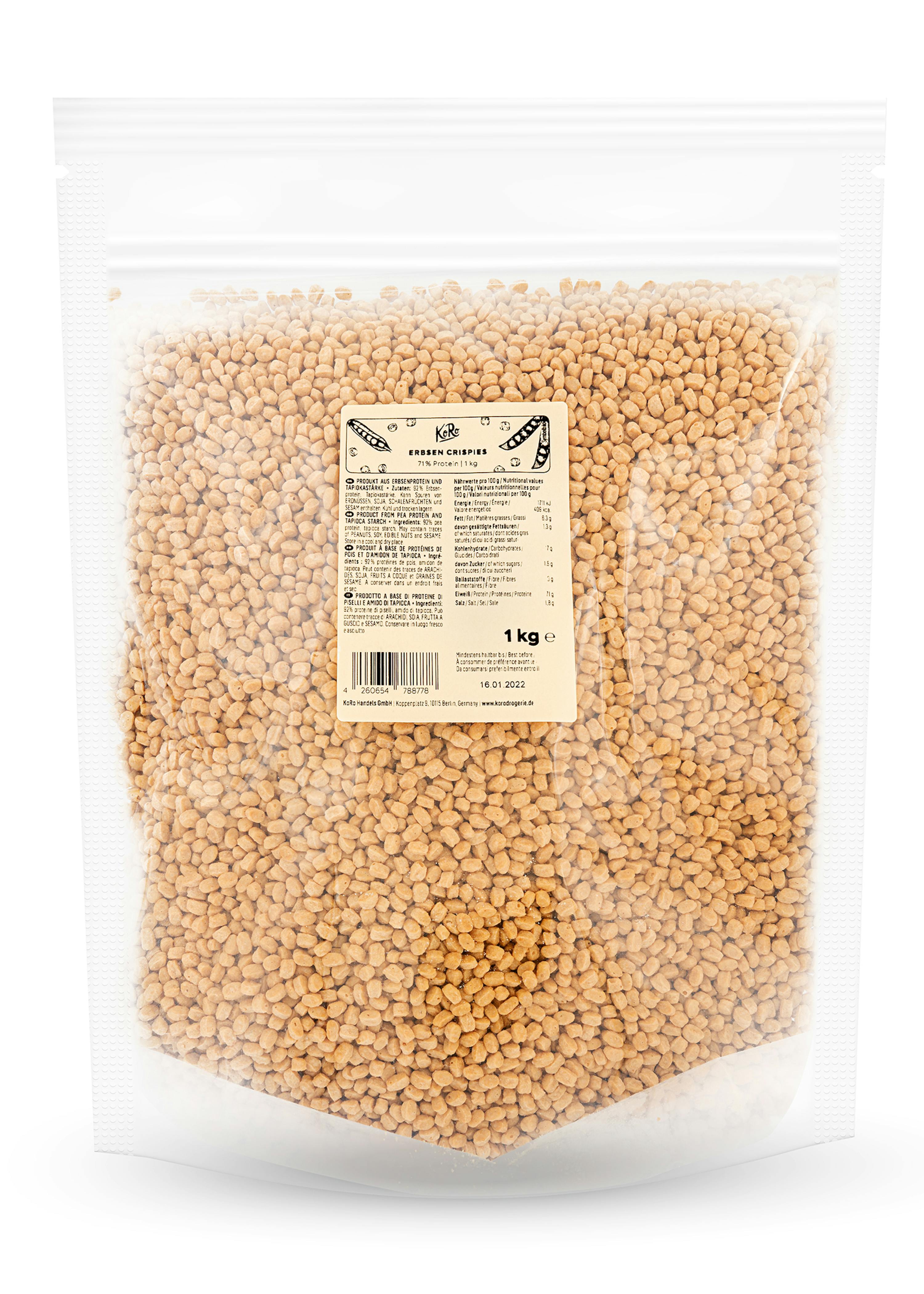High-Protein Soja Crispies 1000g » ChraftFuetter