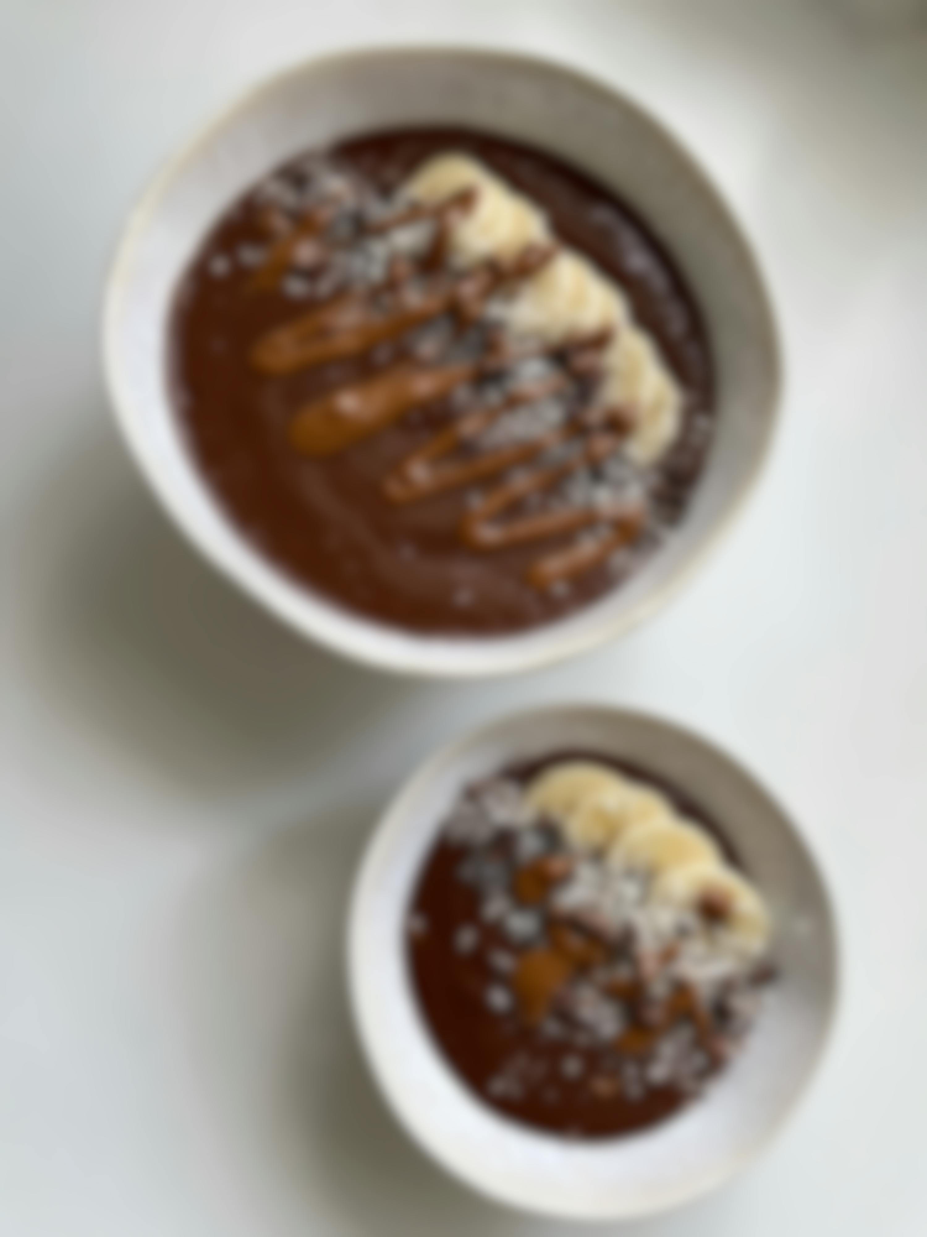 Smoothie bowl chocolat et ingrédient mystère