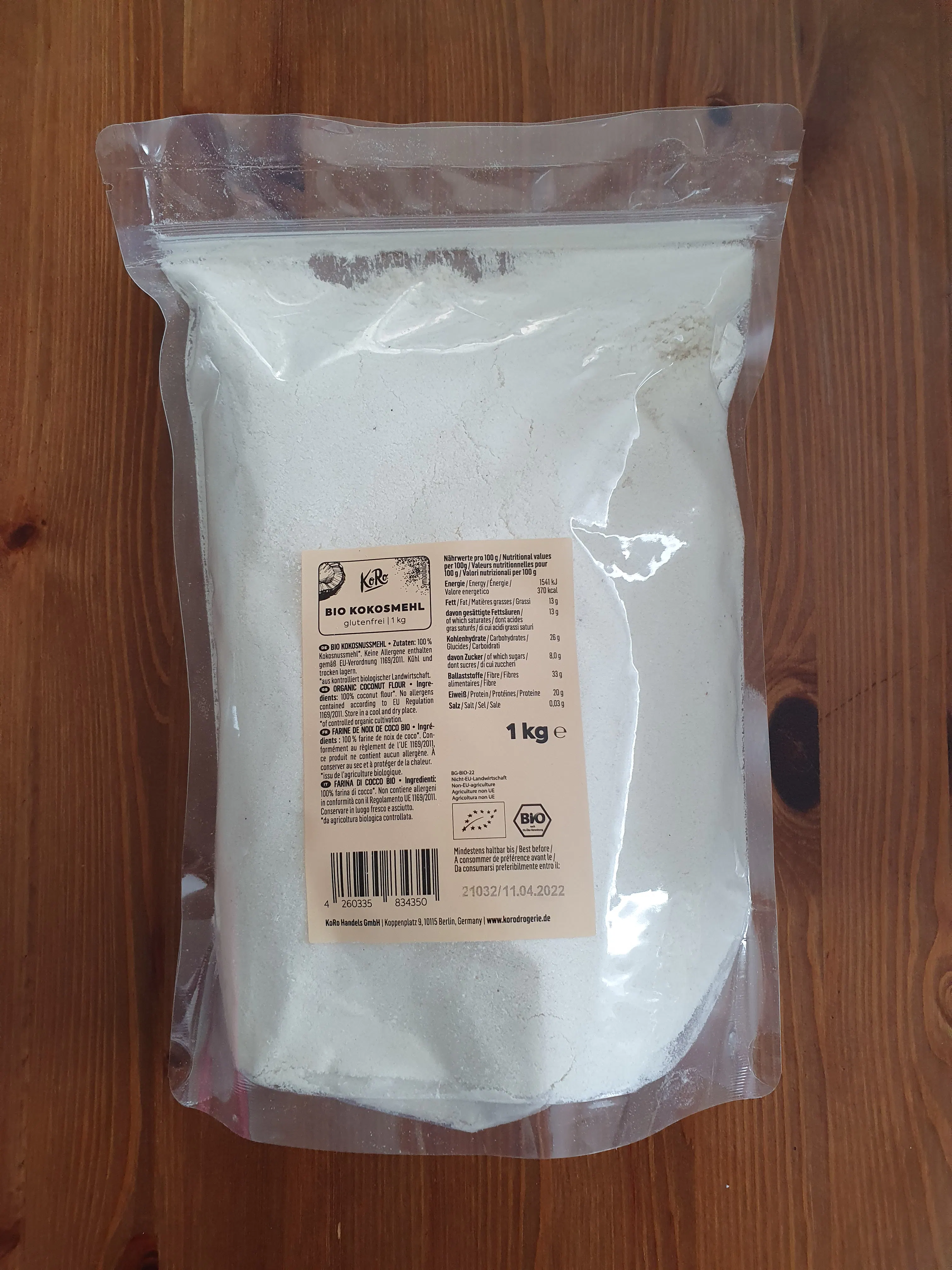 Farine de coco Racines Bio 400g – Maison Soré