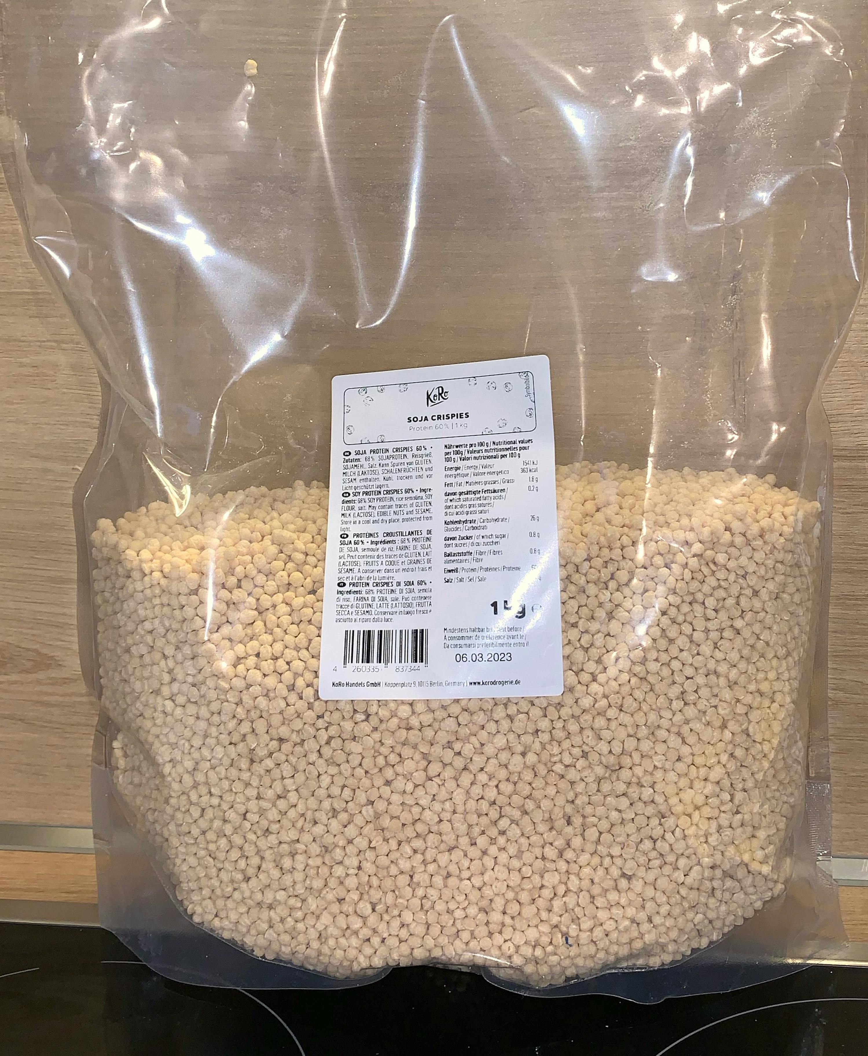 High-Protein Soja Crispies 1500g » ChraftFuetter