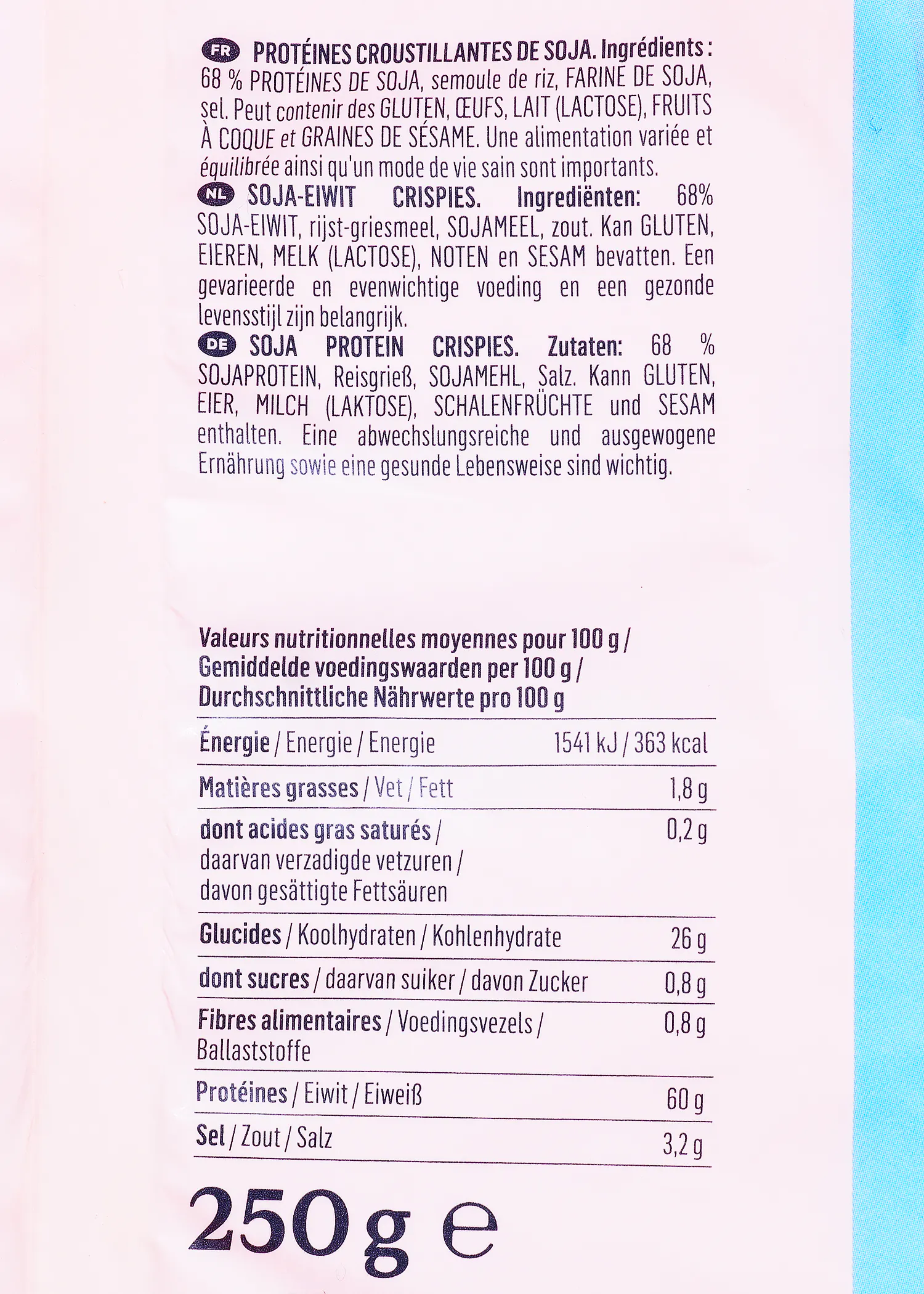 Crispies protéinées nature x Teddy Riner 250 g