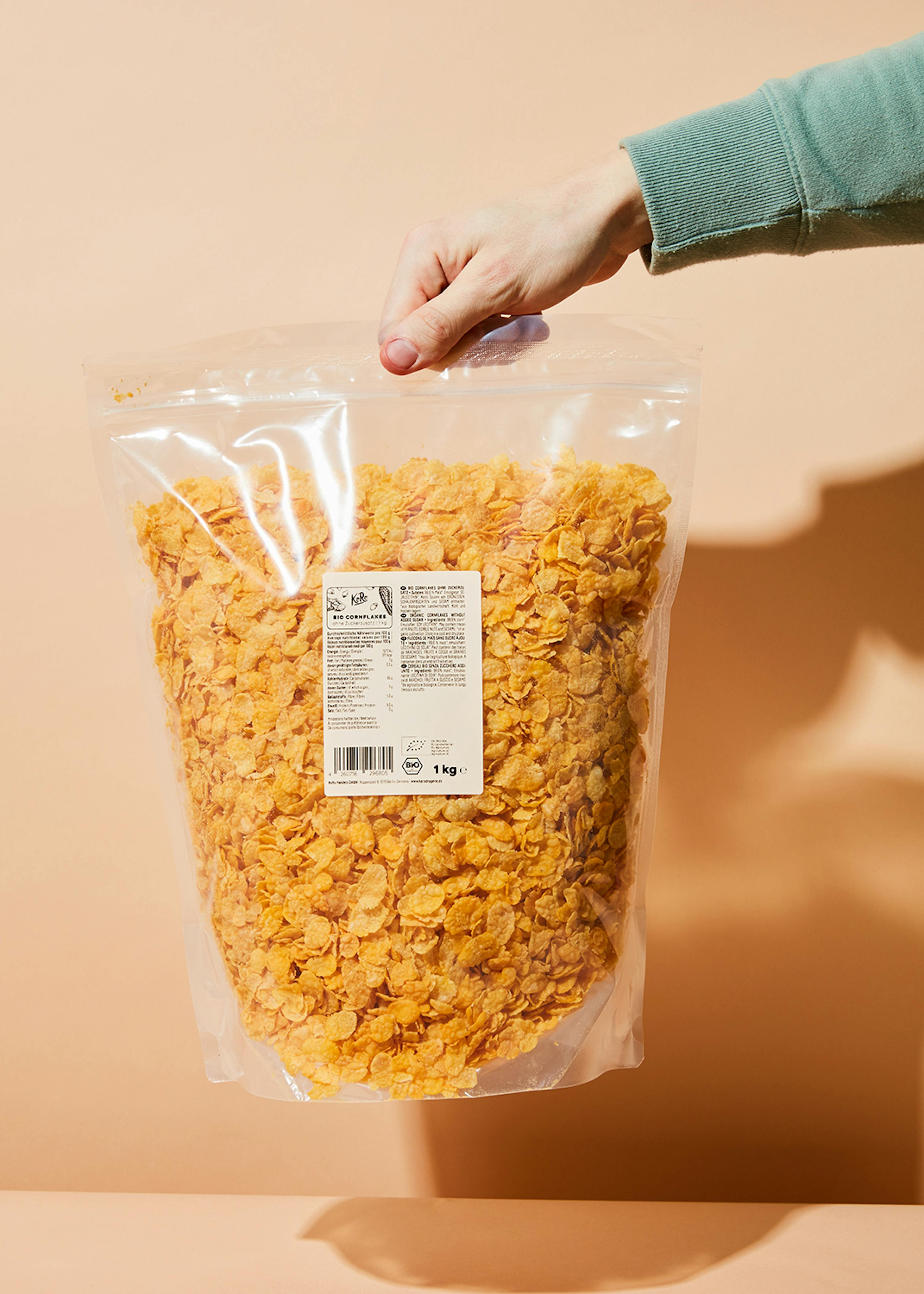 Corn flakes sans sucres 500g Contenu