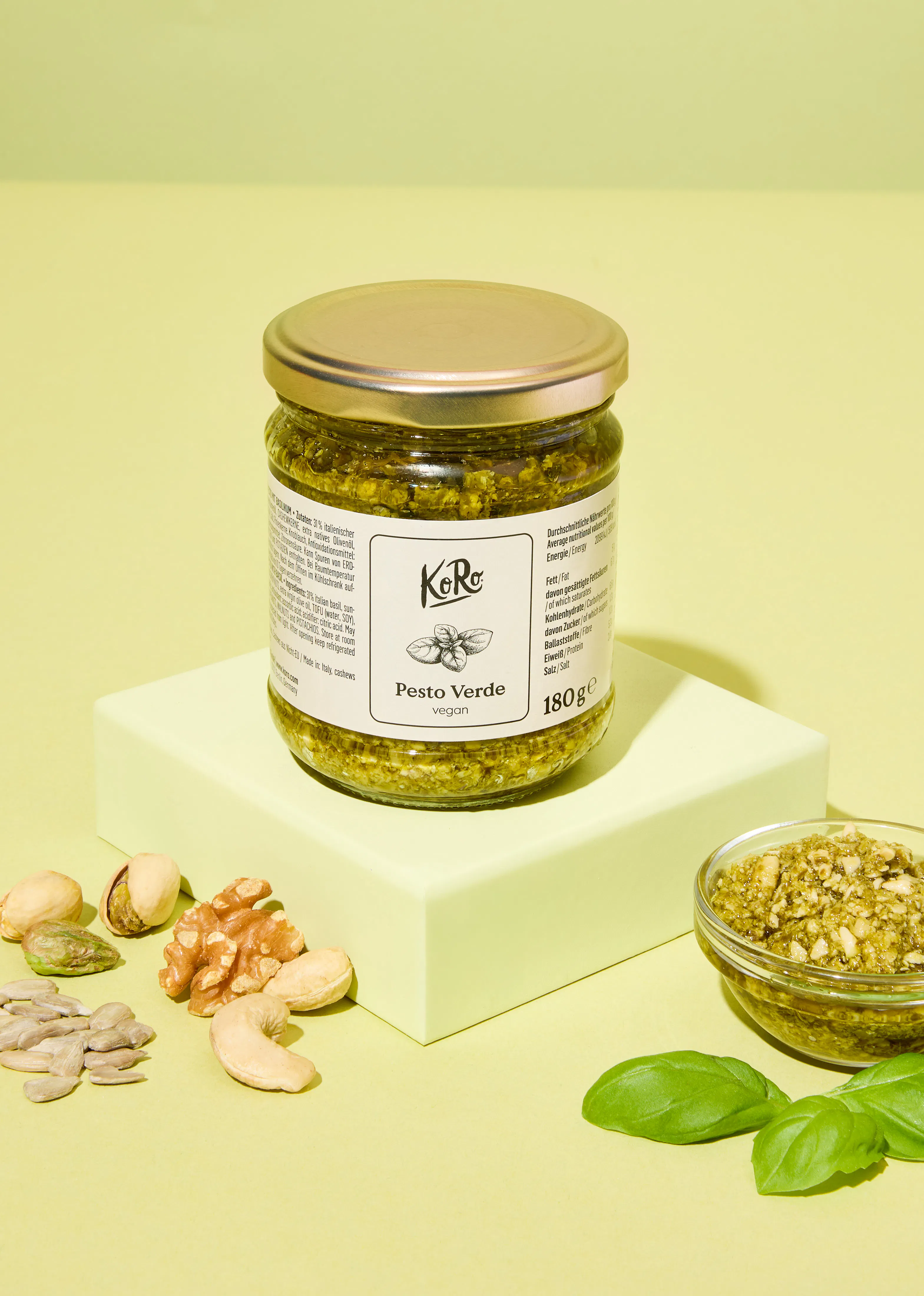 Pesto verde vegan 180 g