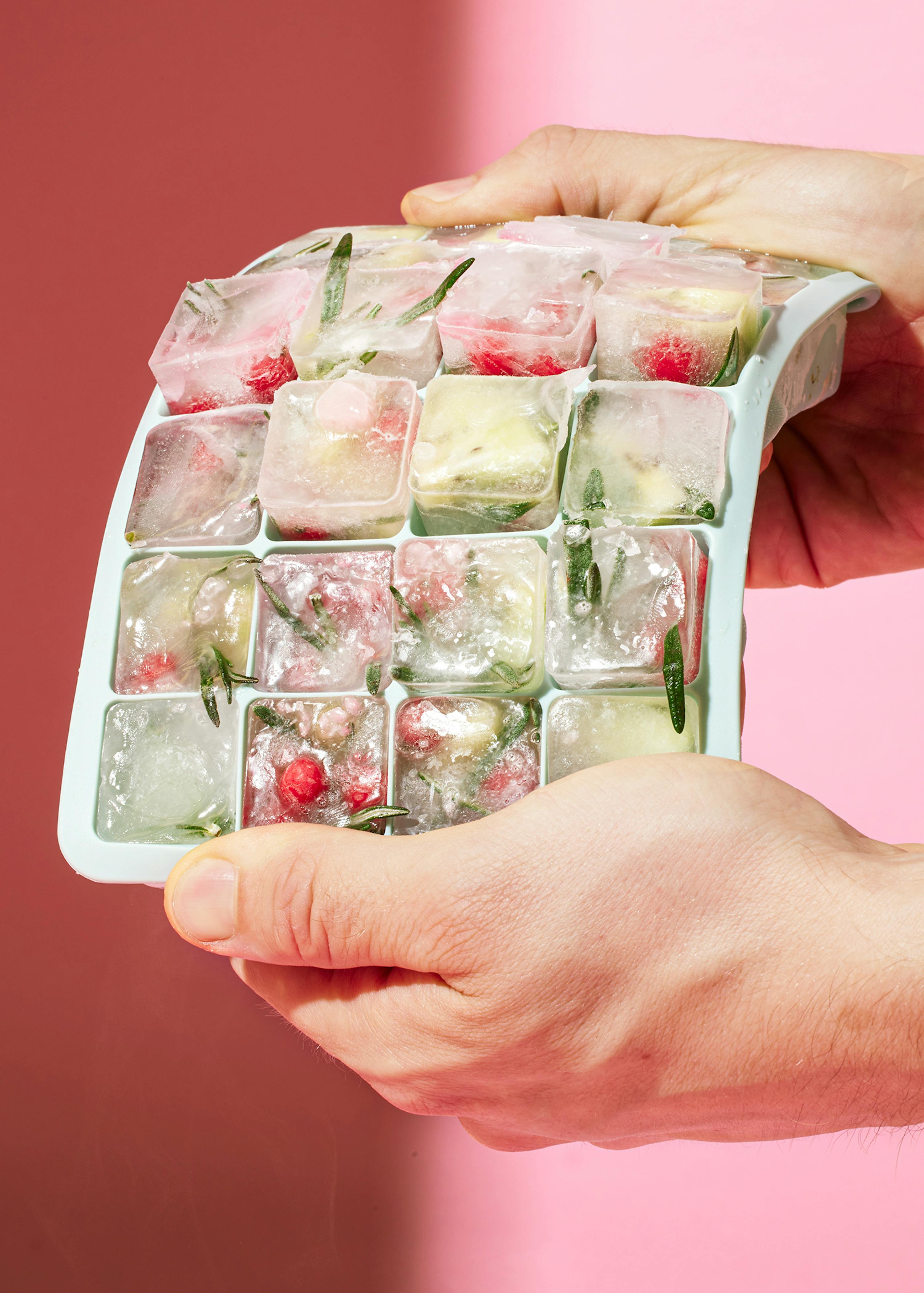 Cubetti ghiaccio riutilizzabili a forma di frutta