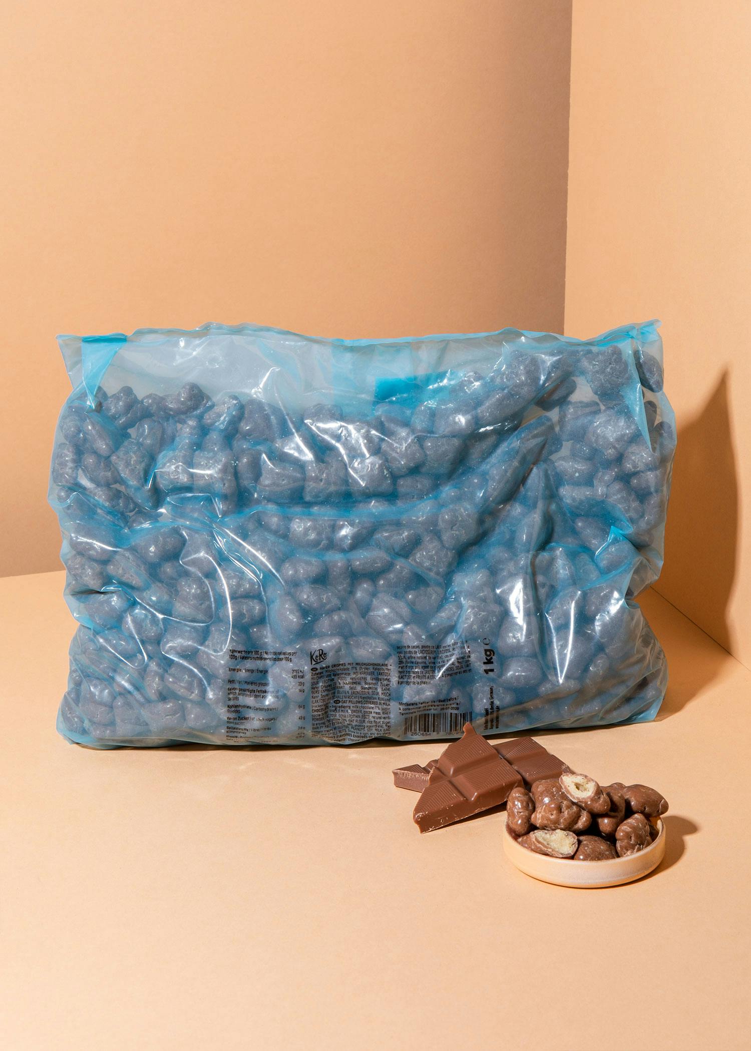 Oat crispies with milk chocolate 1kg Oat crispies with milk chocolate 1kg