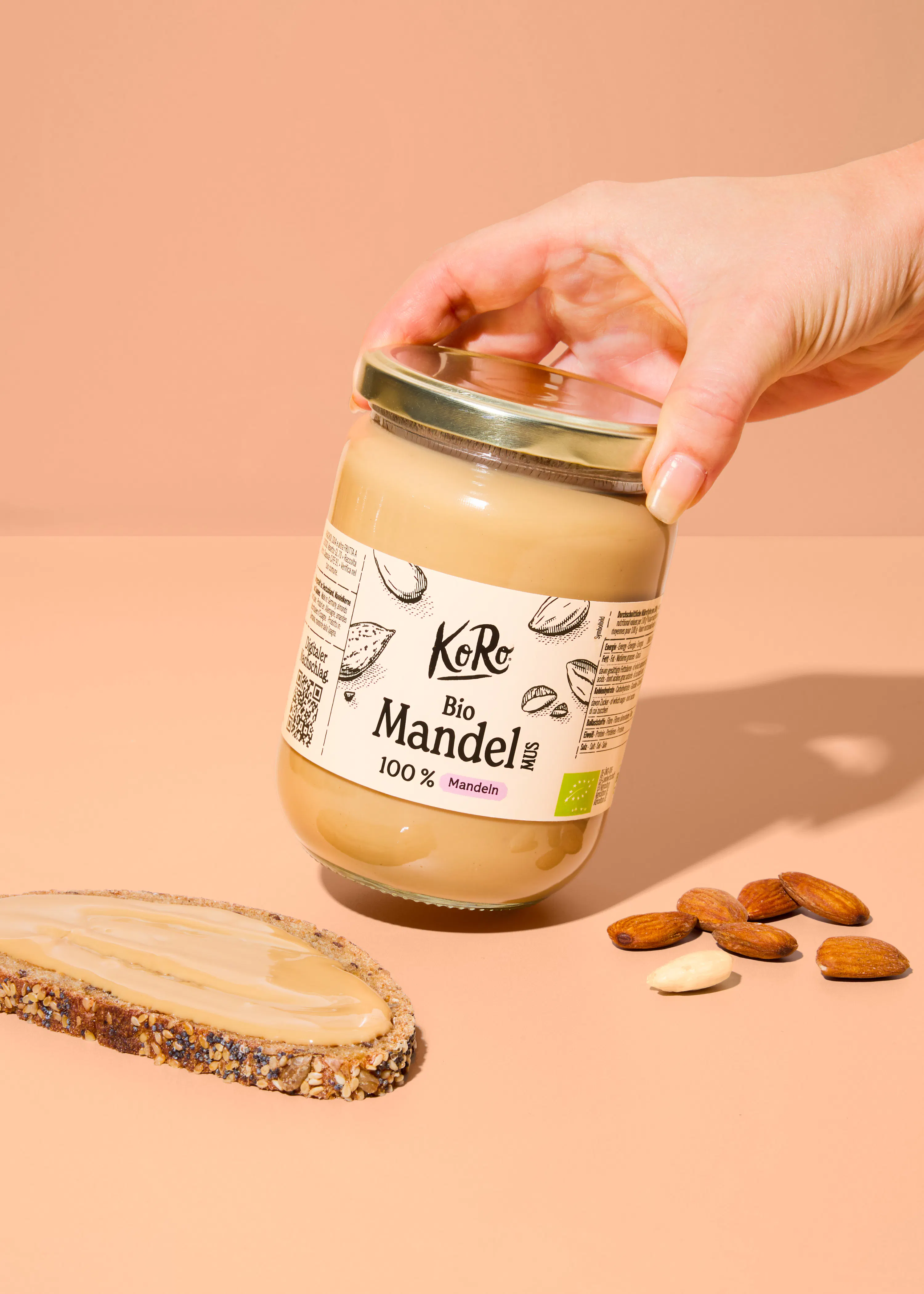 Weißes Bio Mandelmus | 500 g — 3