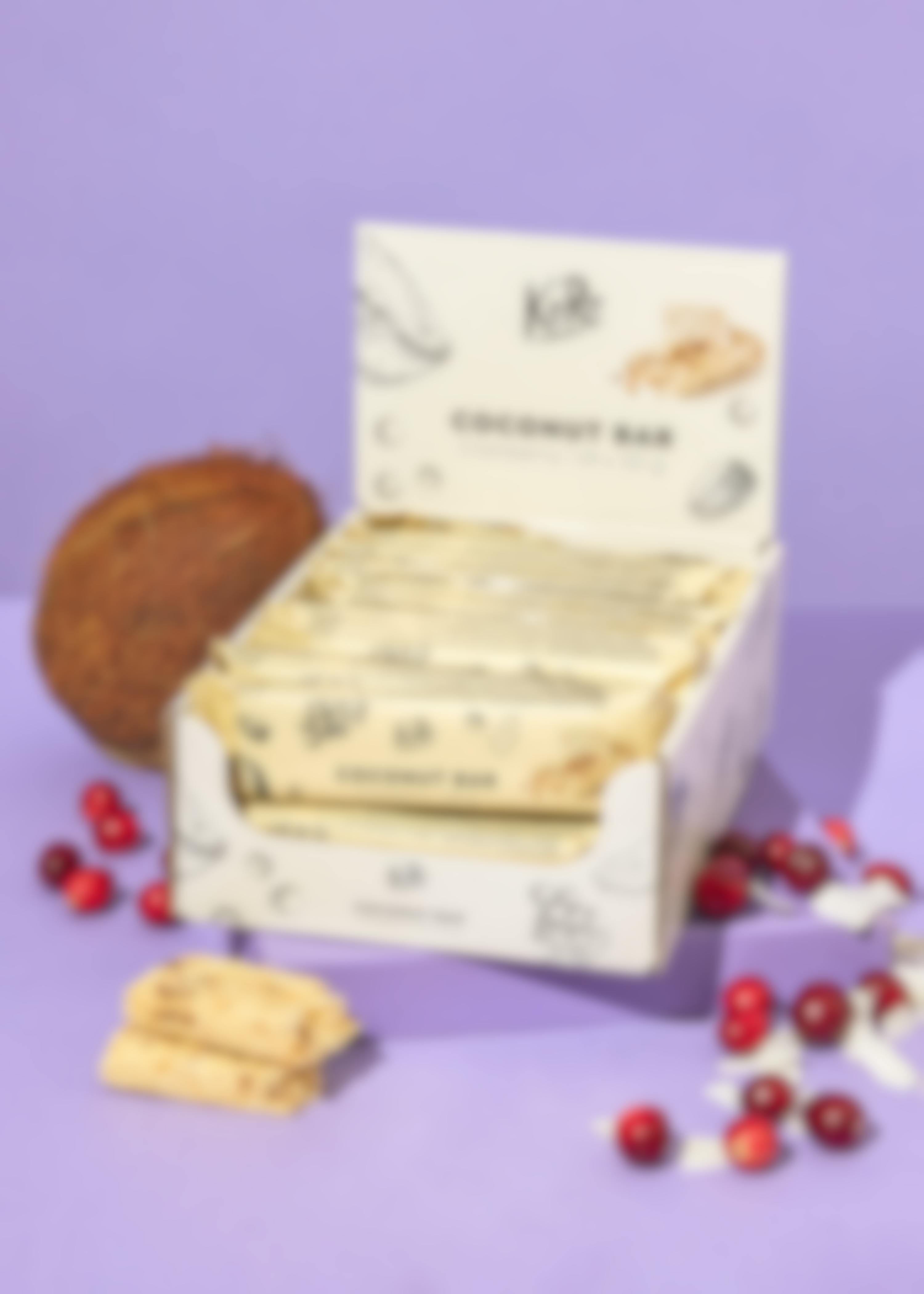 Organic coconut and cranberry bar 24 x 30g