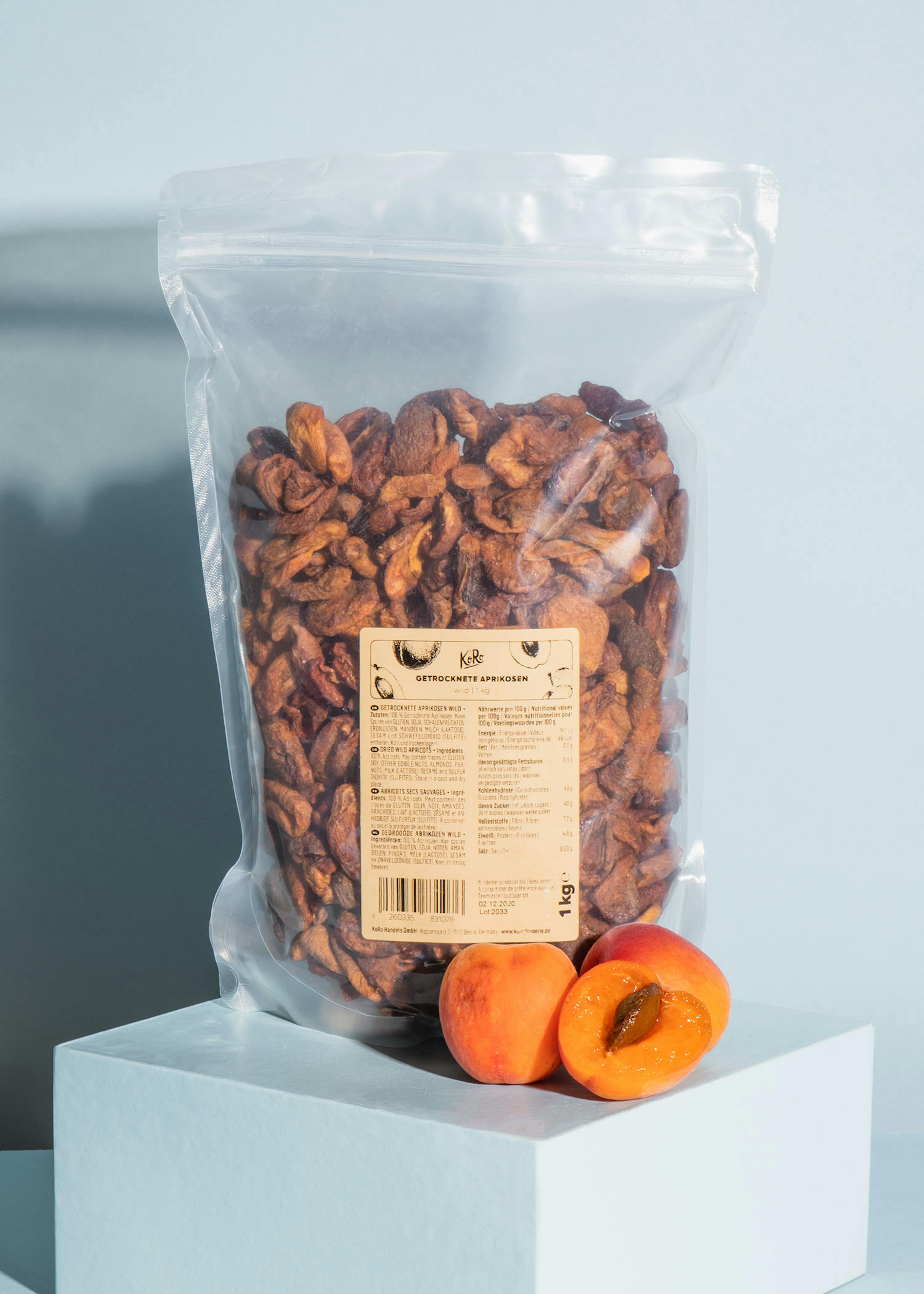 Pépites d'abricots séchés Patisdécor 1 kg