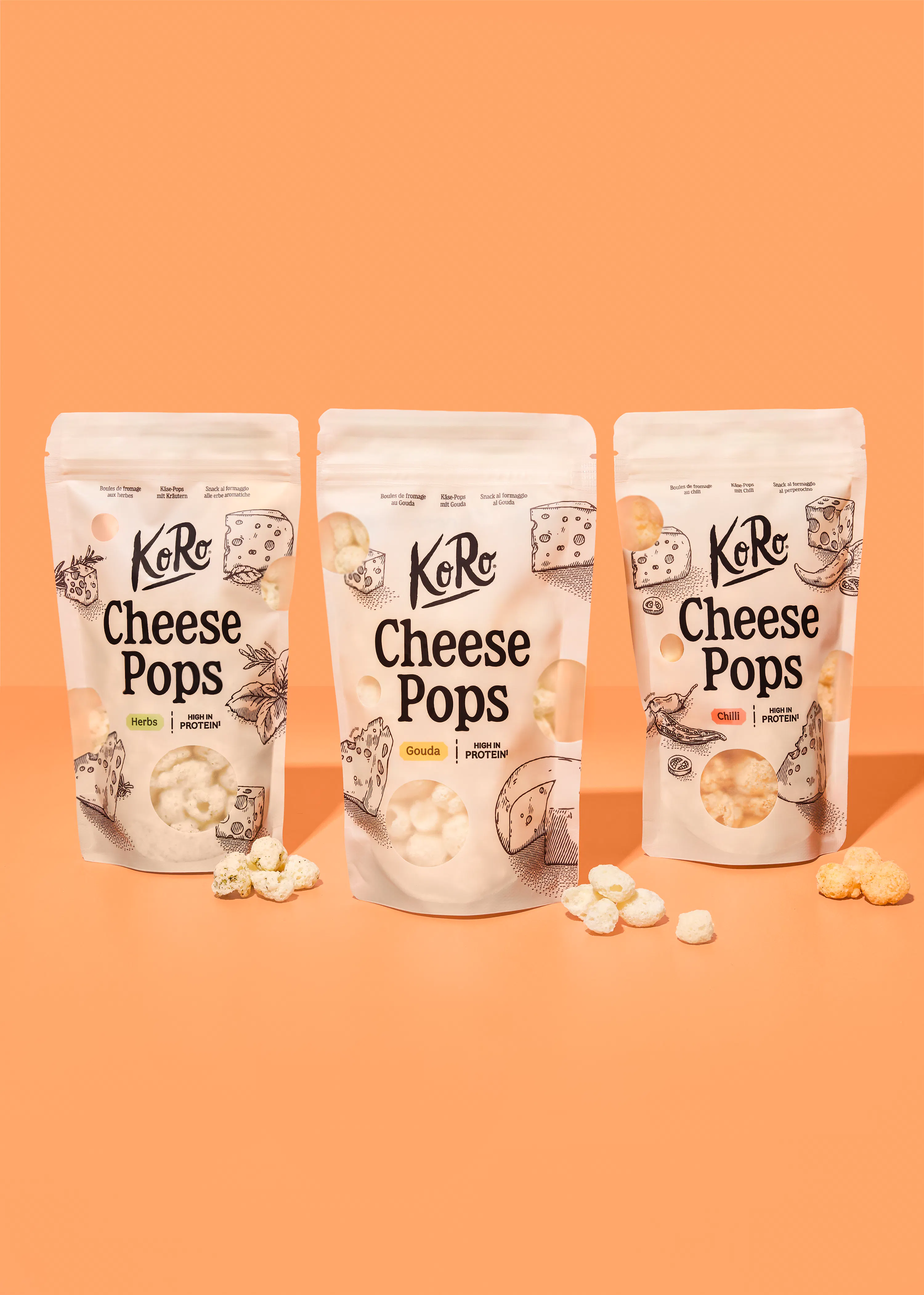 Tris di Cheese Pops | 3 x 50 g
