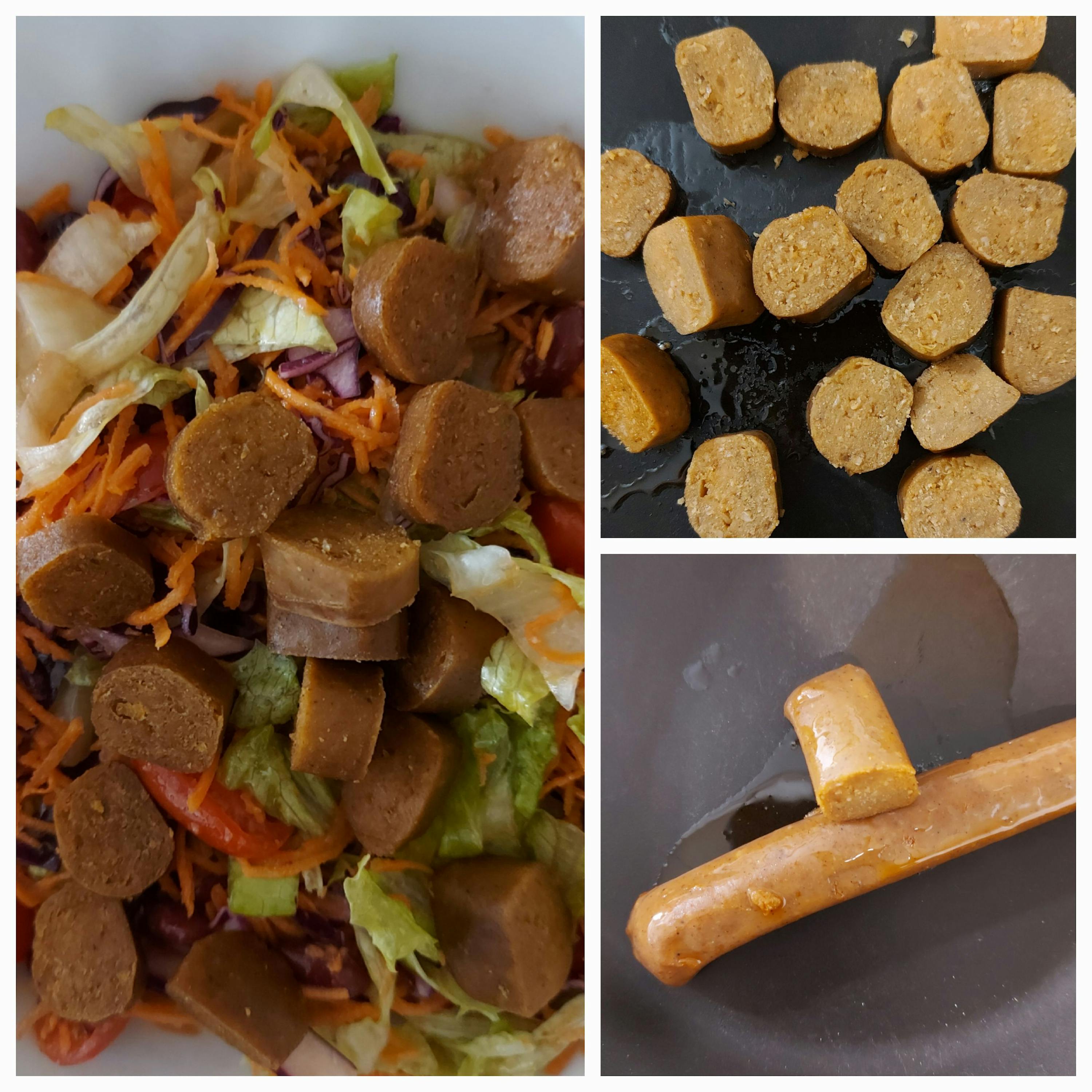 a collage of images showing different types of food