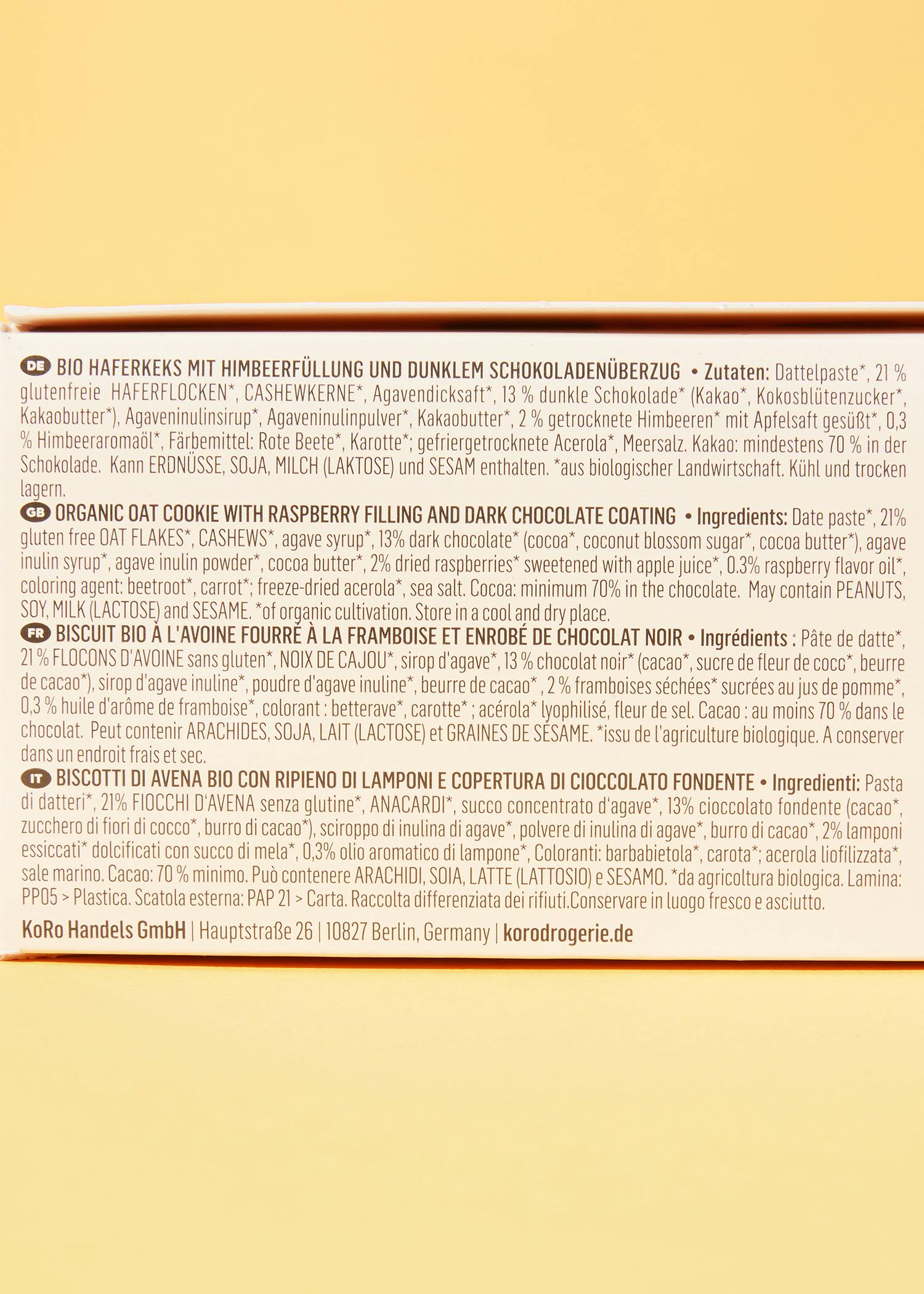 4255582817140 - Bio Dark Chocolate Duo Raspberry 12 x 2 x 20 g 4255582817140 - Bio Dark Chocolate Duo Raspberry 12 x 2 x 20 g