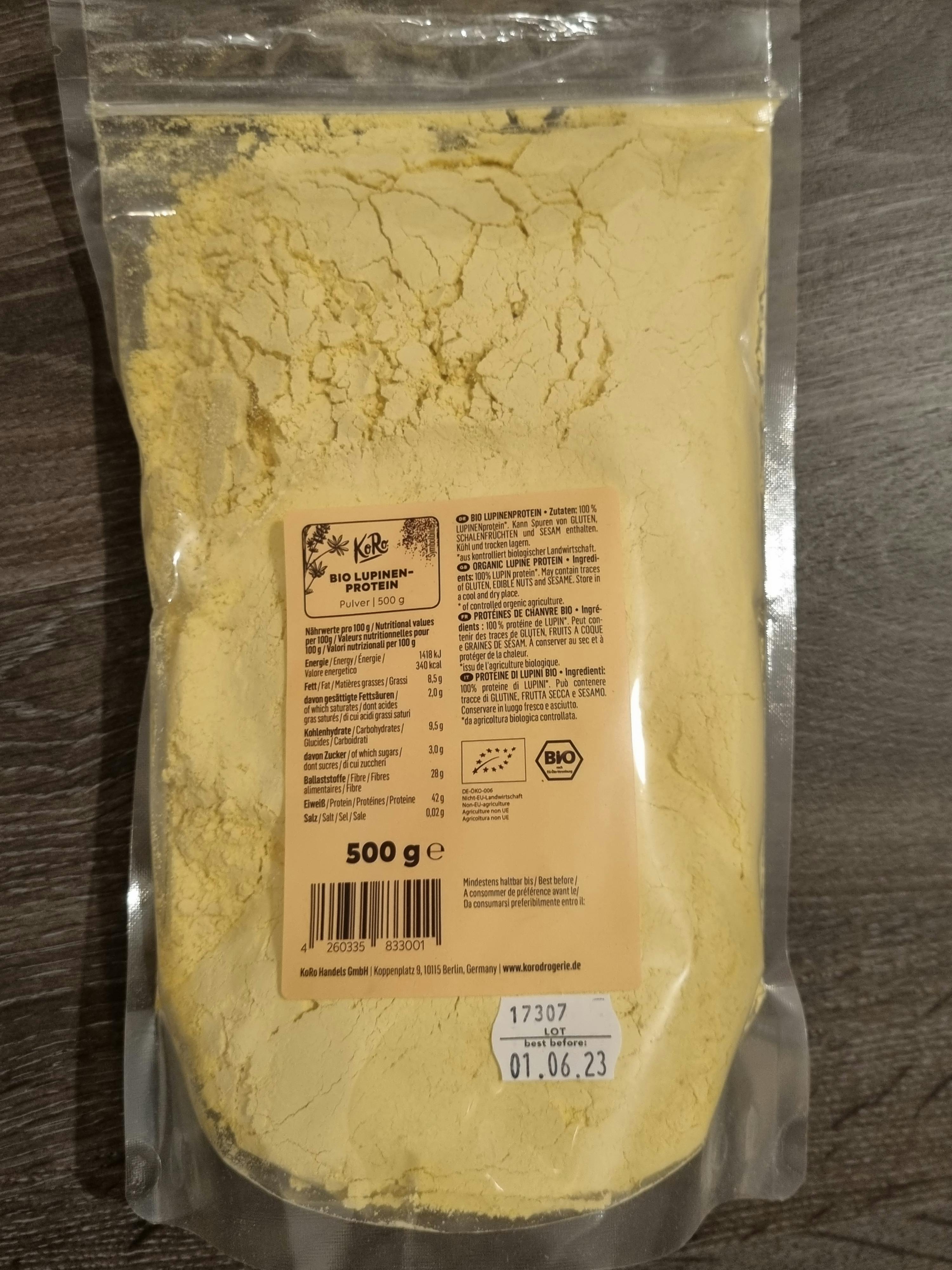 Farine de lupin bio riche en protéines 500 g : : Épicerie