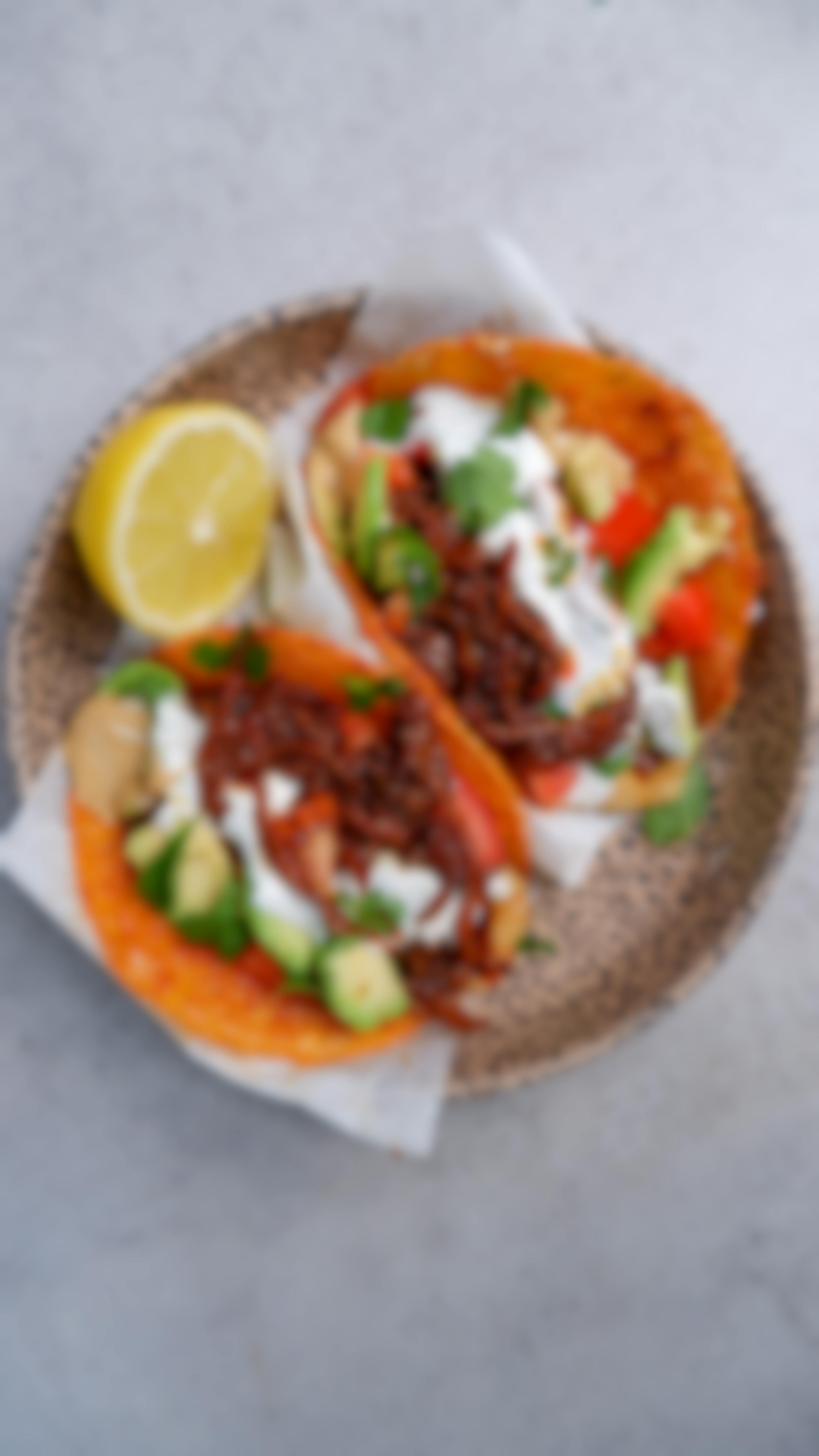 Vegane Pulled-Pilz-Tacos