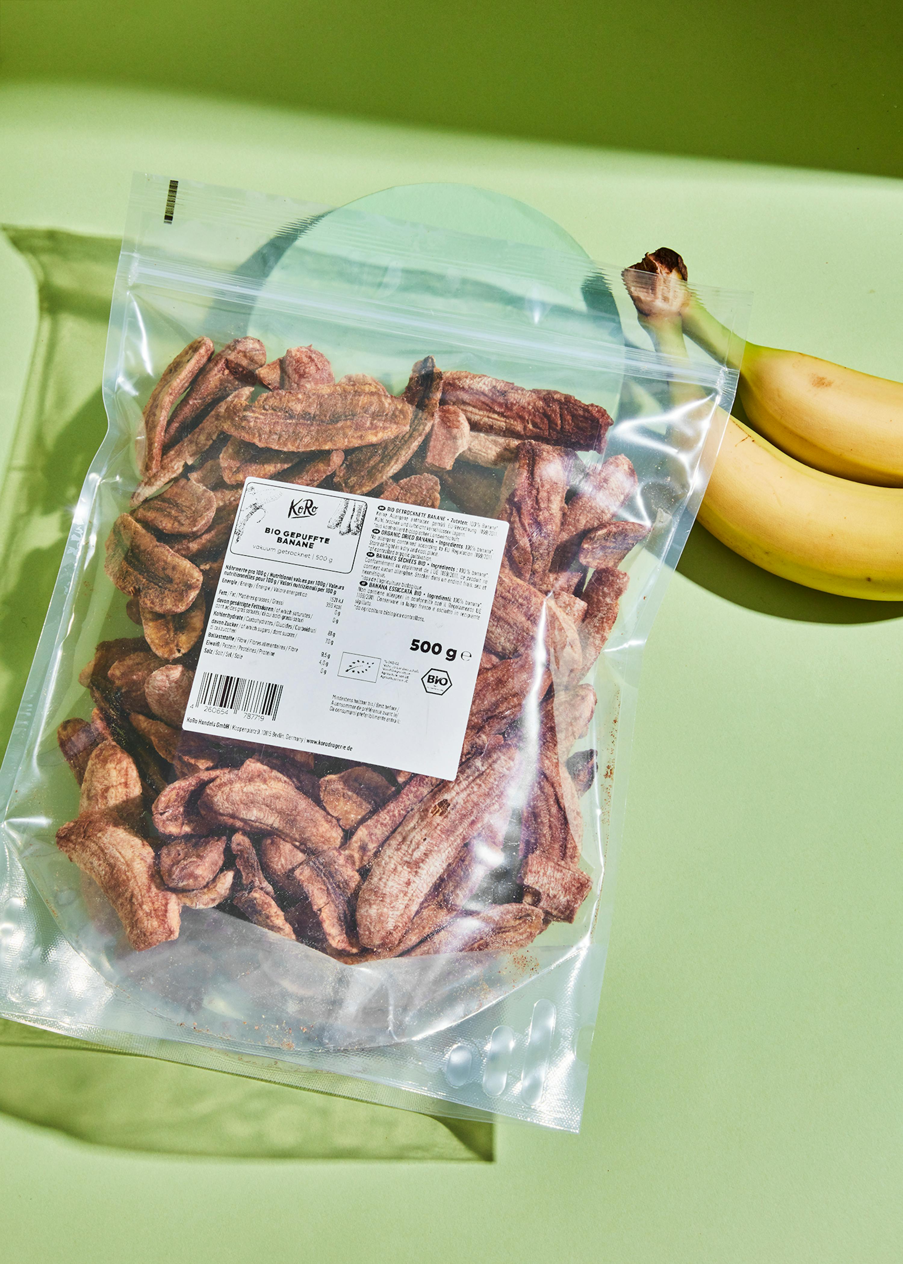 Bananes séchées Bio - Fournisseur fruits secs bio - Keramis